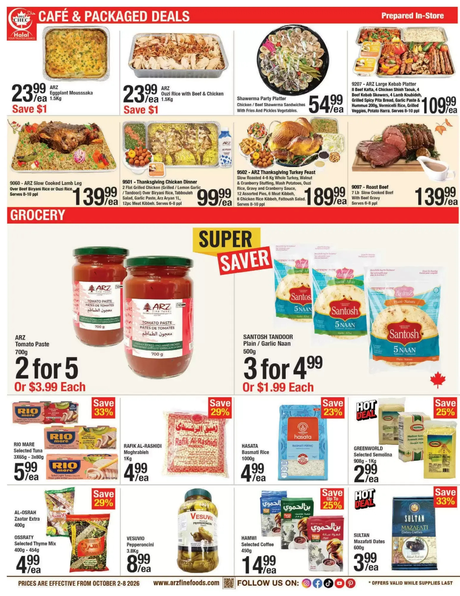 Arz Fine Foods flyer week 40 from October 2 to October 8 2026 - flyer page 2