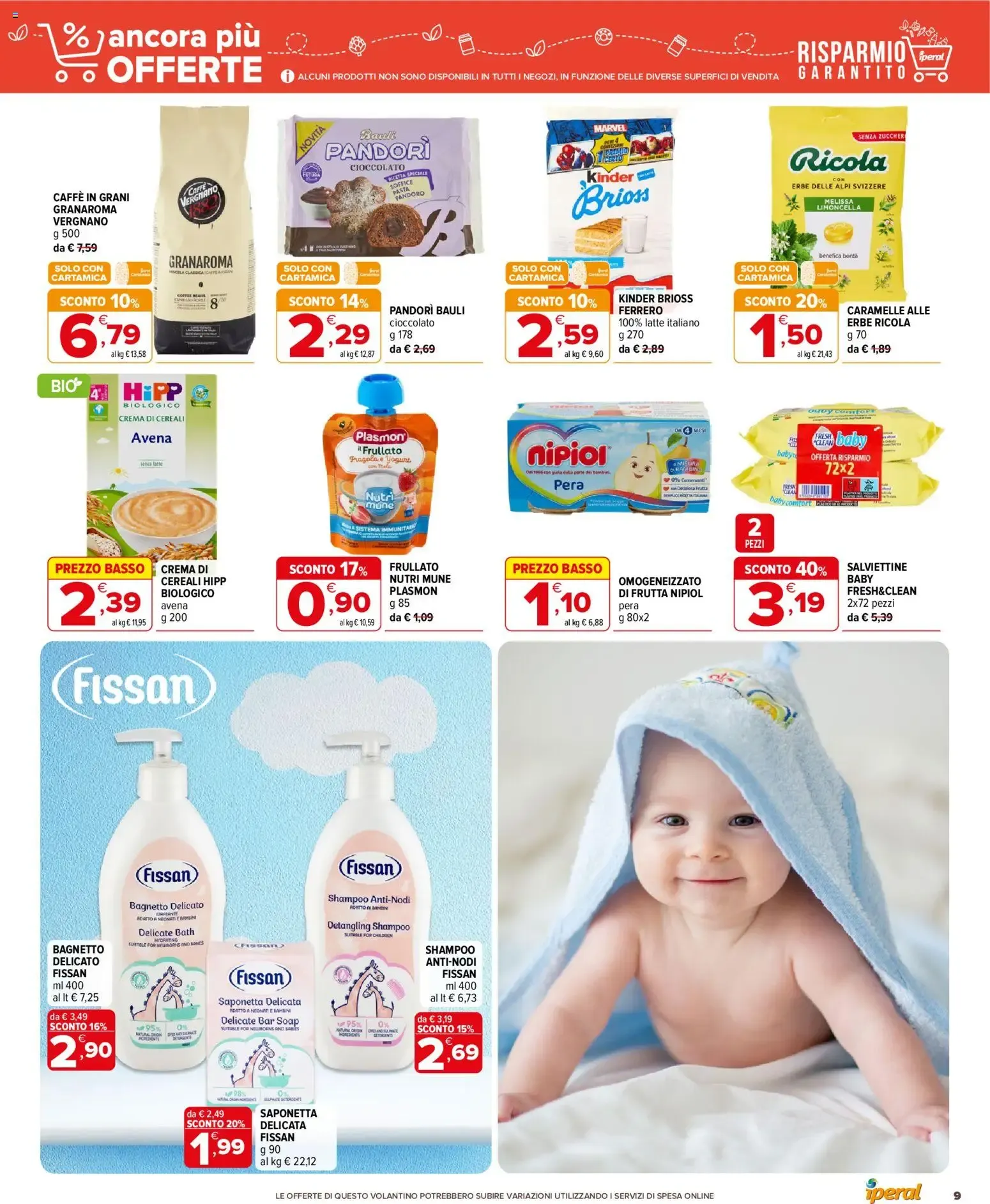 Nuovo Iperal volantino Ancora Più Offerte dal 29/07/2026 > offerte anteprima 🛍️ da 29 luglio a 18 agosto di 2026 - Pagina del volantino 9