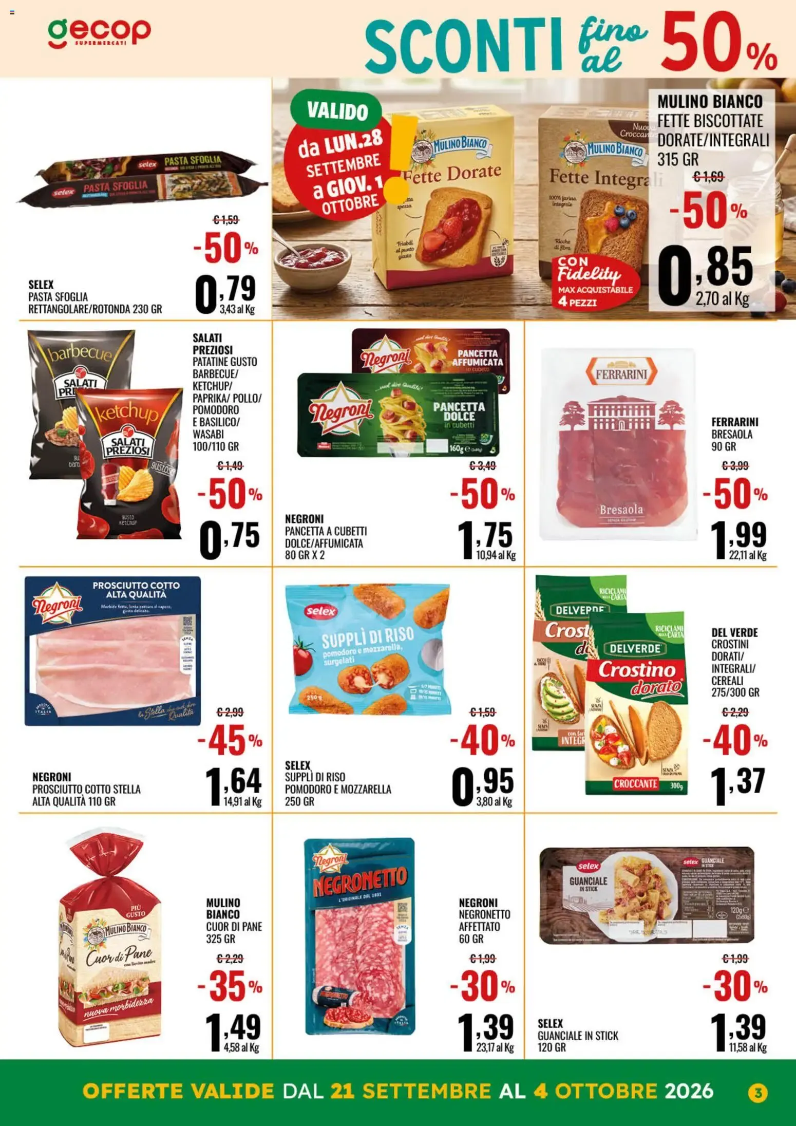 Nuovo GECOP volantino dal 21/09/2026 > offerte anteprima 🛍️ da 21 settembre a 4 ottobre di 2026 - Pagina del volantino 3