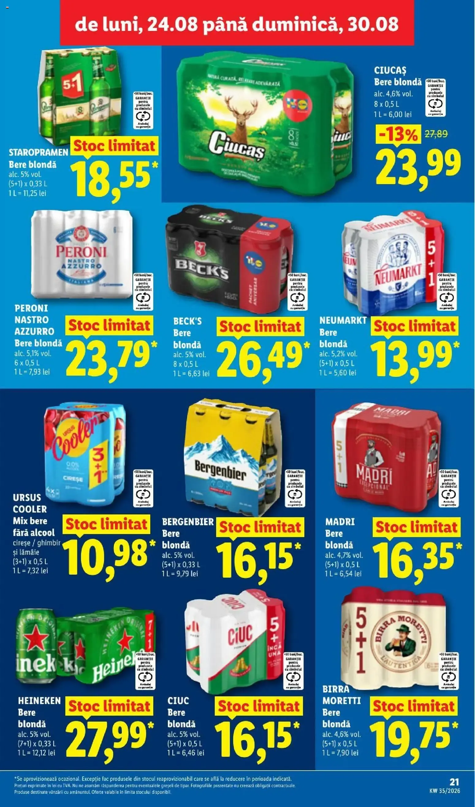 Catalog LIDL: Ieftin și înainte, și după ziua de salariu (Ofertas del 24 al 30 de agosto de 2026) de la 24 august până la 30 august 2026 - Revista Pagina 21