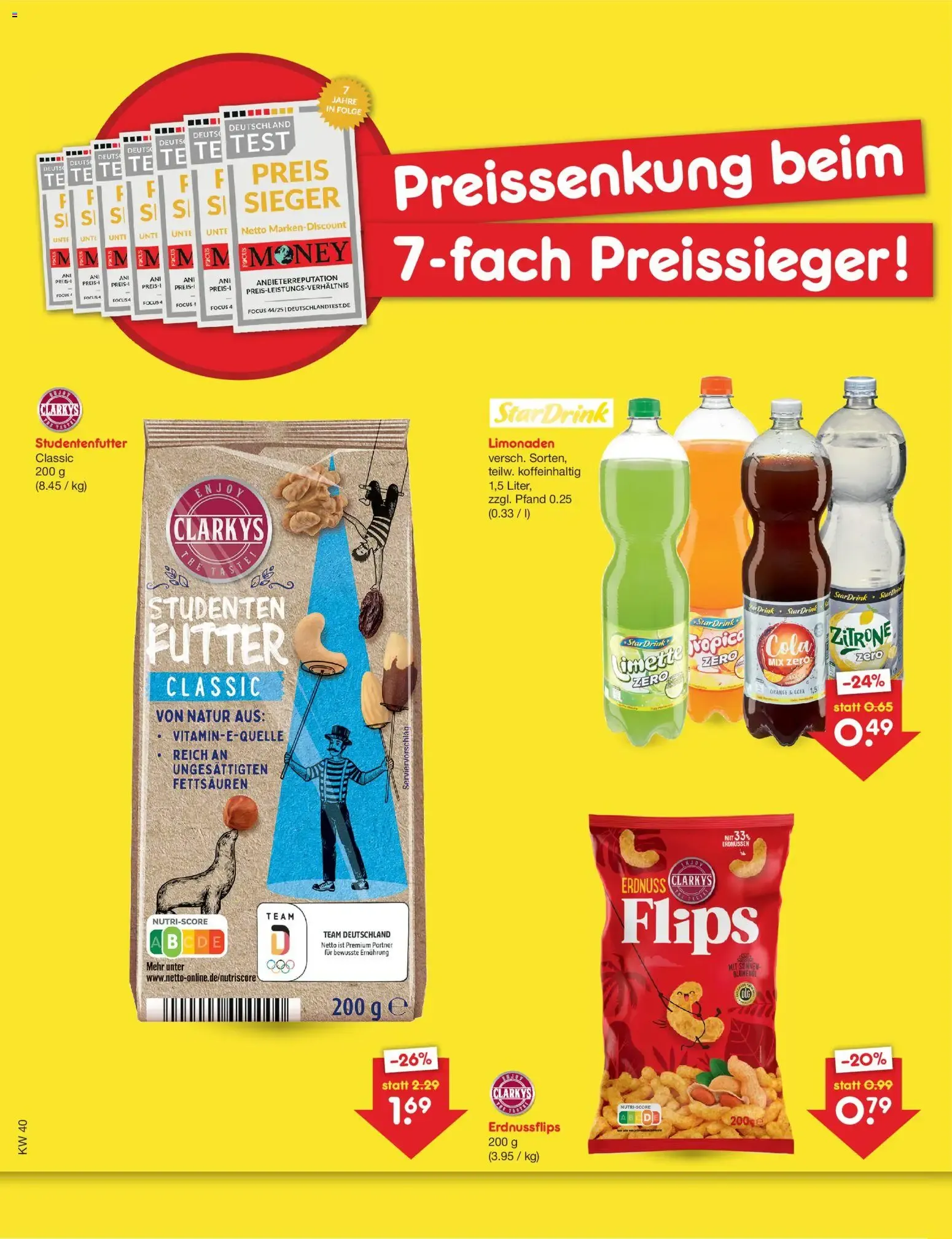Netto Marken-Discount Preissenkung beim 7-fach Preissieger! von 2. Oktober bis 8. Oktober 2026 - Prospekt seite 1