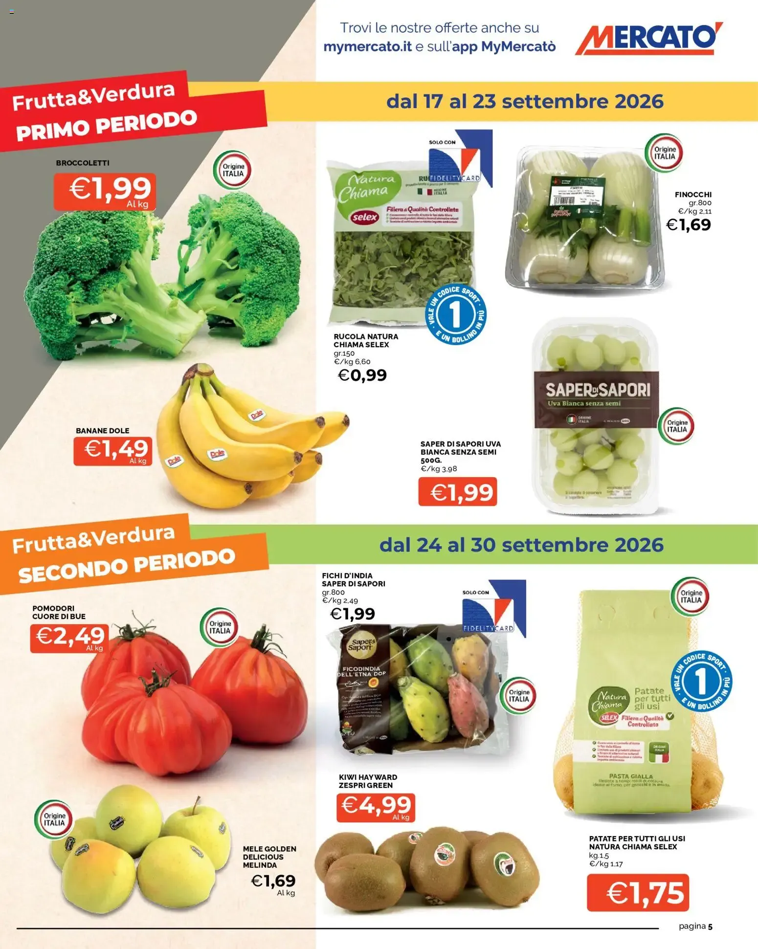 Mercatò volantino dal 17/09/2026 - online Offerte da 17 settembre a 30 settembre di 2026 - Pagina del volantino 4