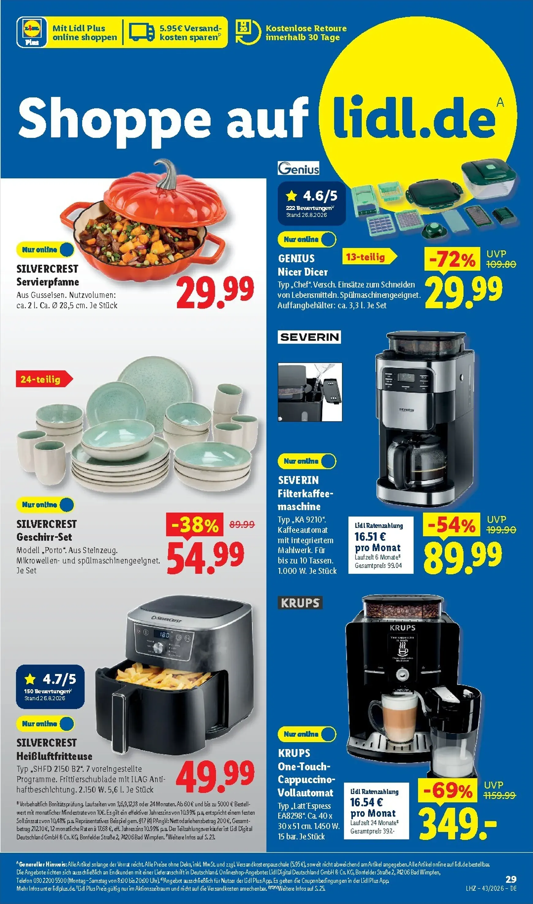 Lidl - Angebot der Woche Prospekt nächste Woche – von Montag 19.10.2026 bis Samstag 24.10.2026 von 19. Oktober bis 24. Oktober 2026 - Prospekt seite 15