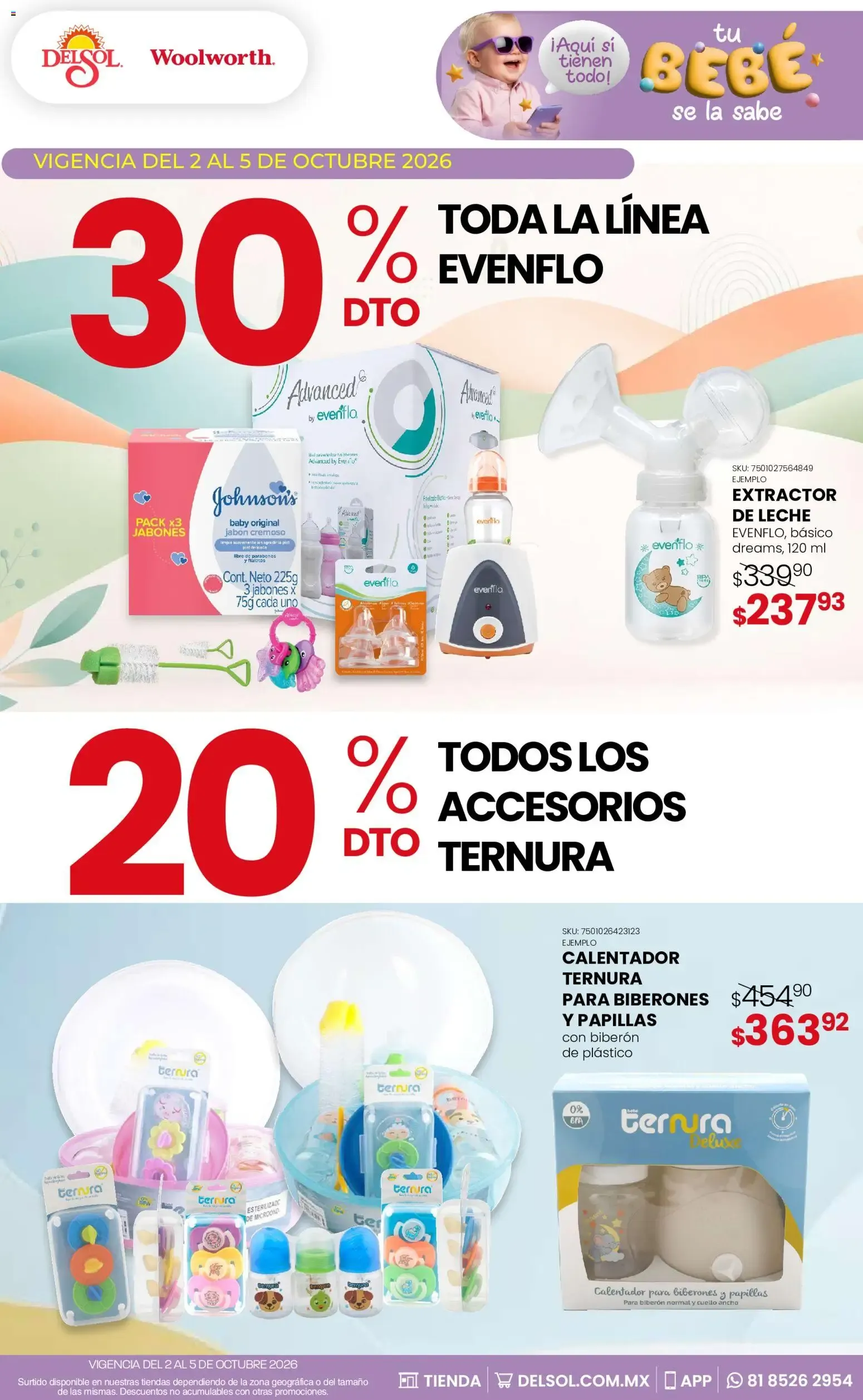 Catálogo de Del Sol y Woolworth catálogo Tu bebé se la sabe (02/10/2026 - 05/10/2026) - catálogo en línea 2 de octubre al 5 de octubre 2026 - Pagina 5