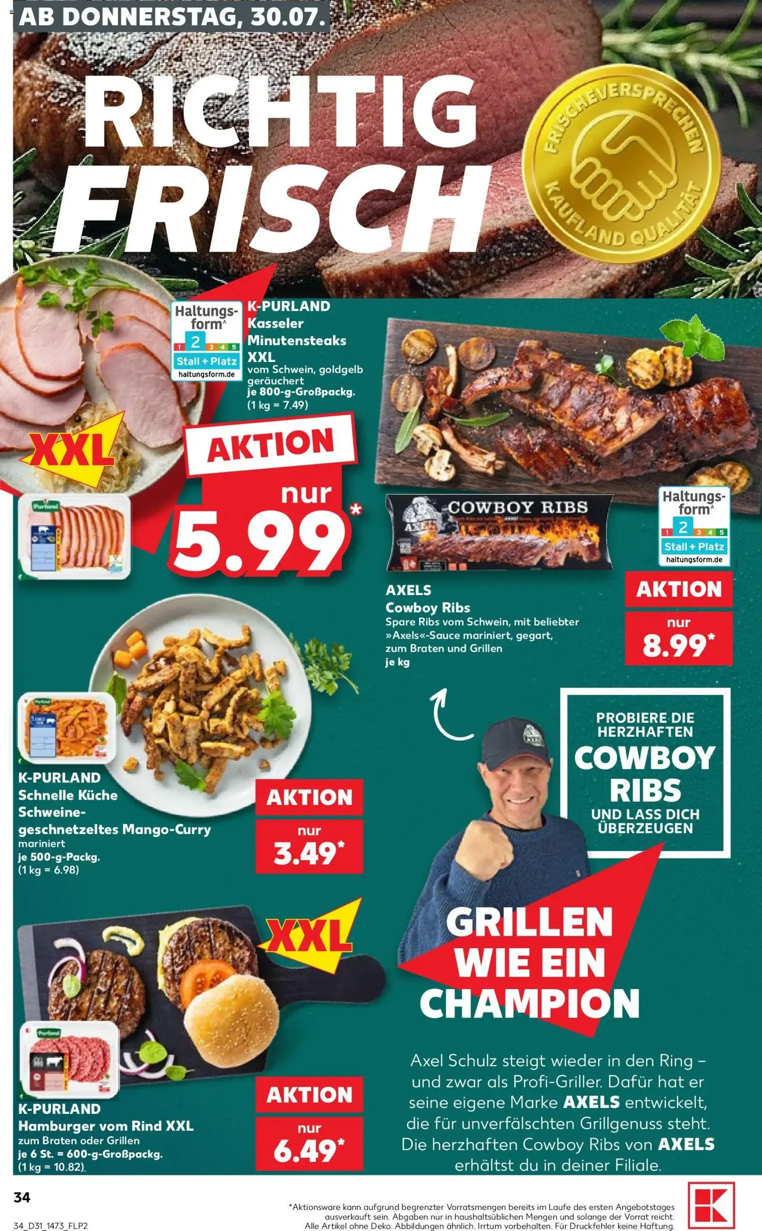 Prospekt Kaufland ab 30.07.2026 » Angebote Online zum Blättern von 30. Juli bis 5. August 2026 - Prospekt seite 34