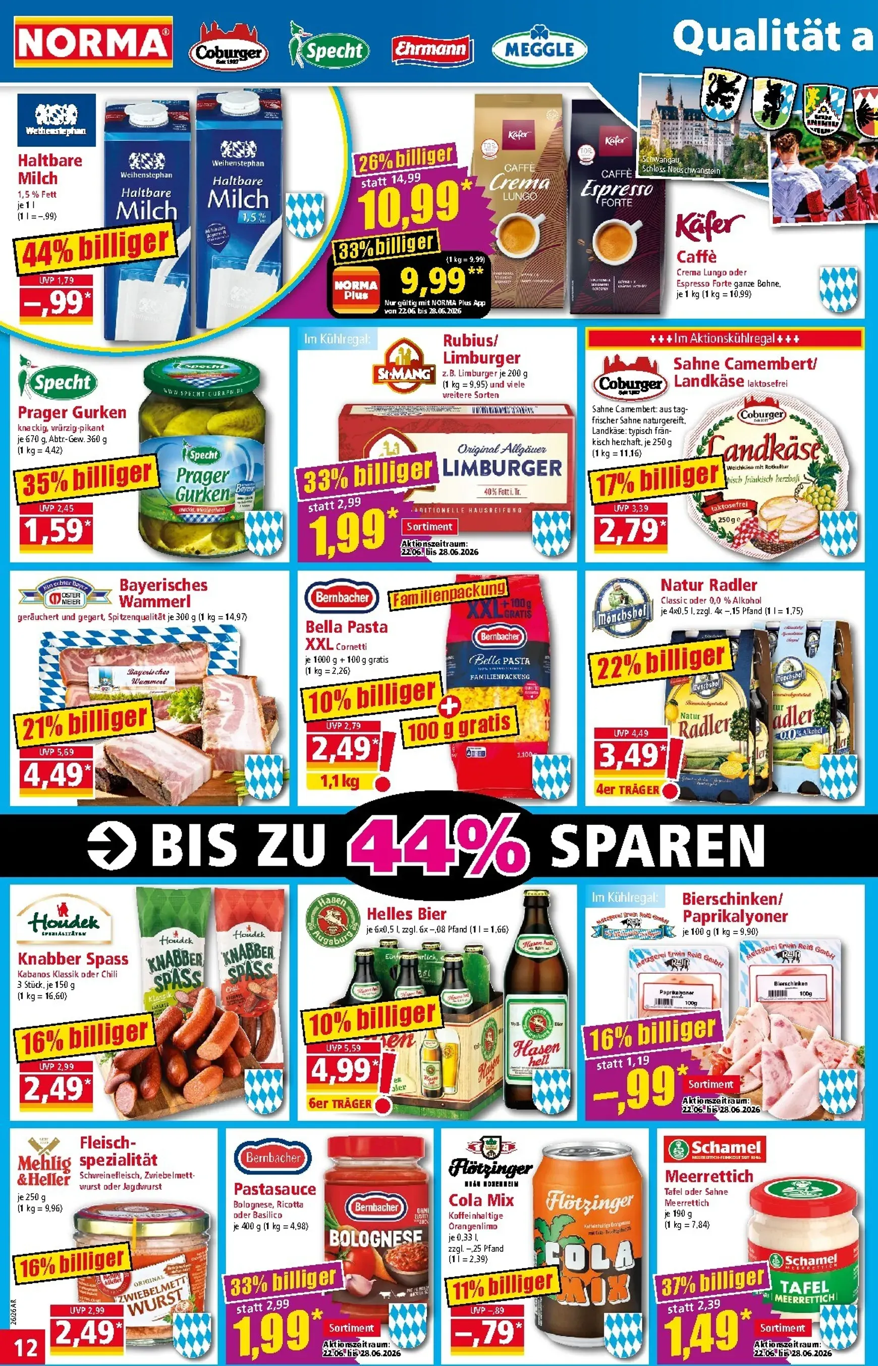 Norma Prospekt nächste Woche – von Montag 22.06.2026 bis Samstag 27.06.2026 von 22. Juni bis 27. Juni 2026 - Prospekt seite 12