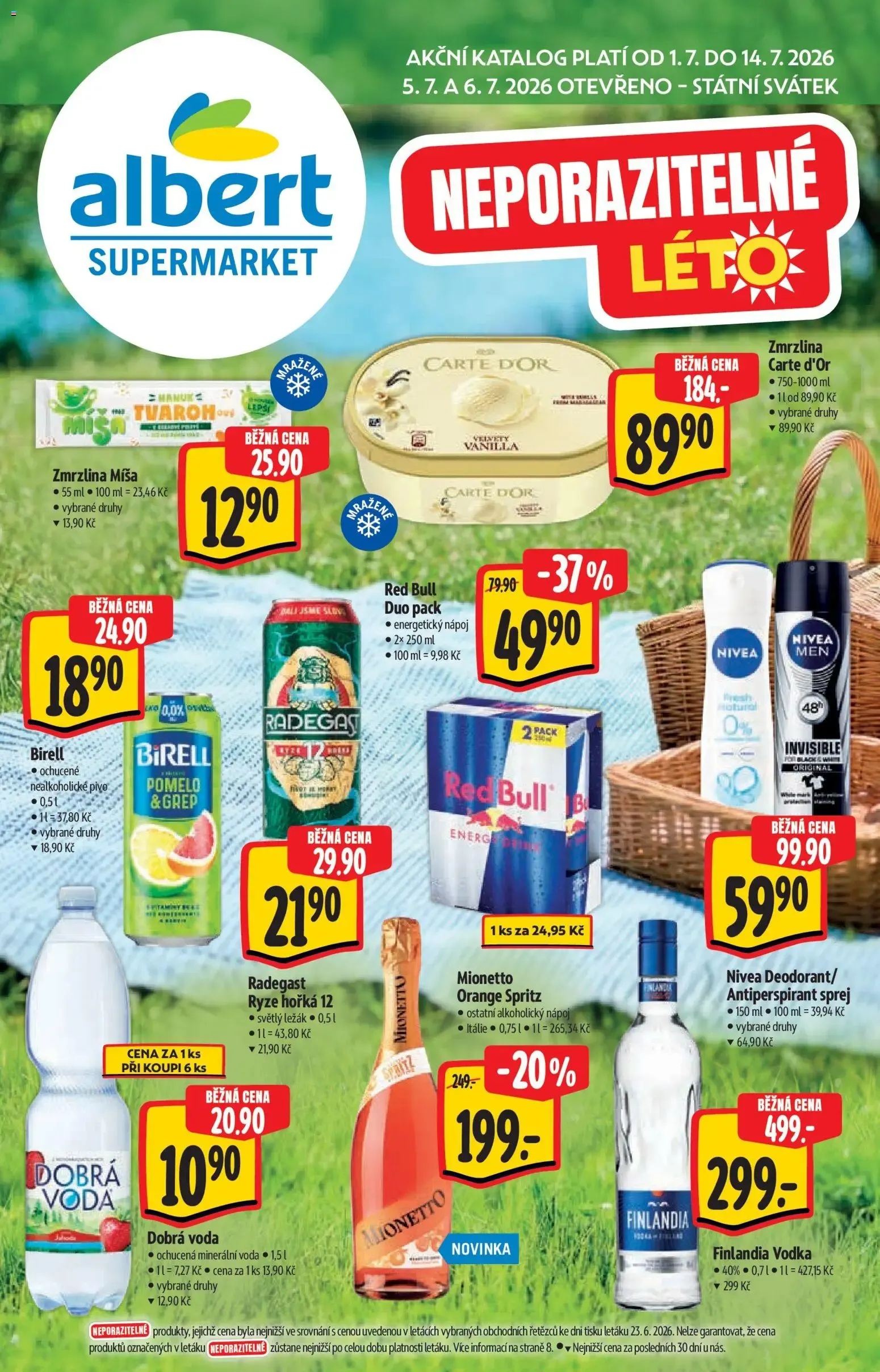 Albert katalog - Supermarket od 01.07.2026 - Akční leták - 1. července 14. července 2026 - Page 1