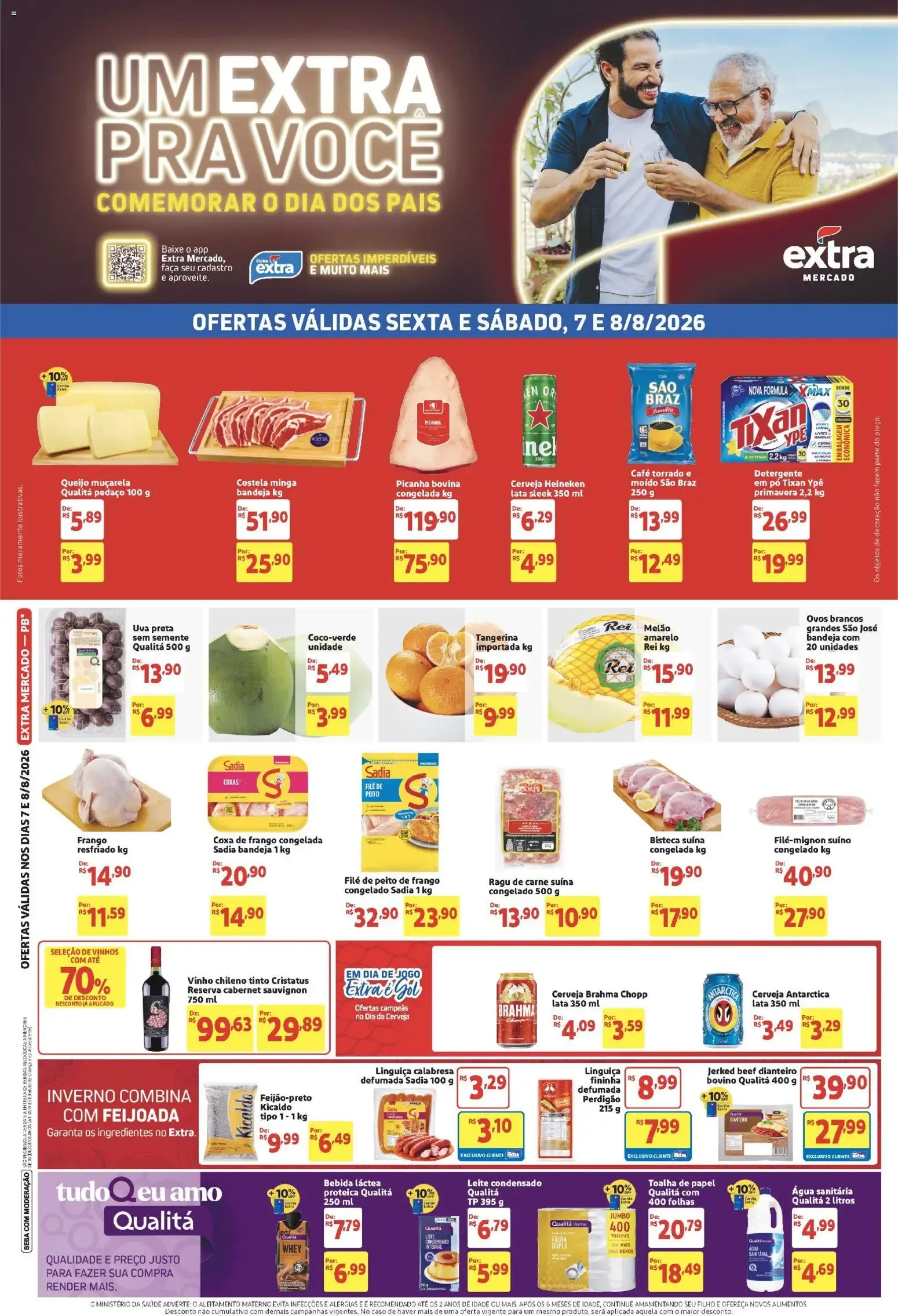 Folheto Extra ofertas Fim de semana Mercado de 07/08/2026 | Promoção