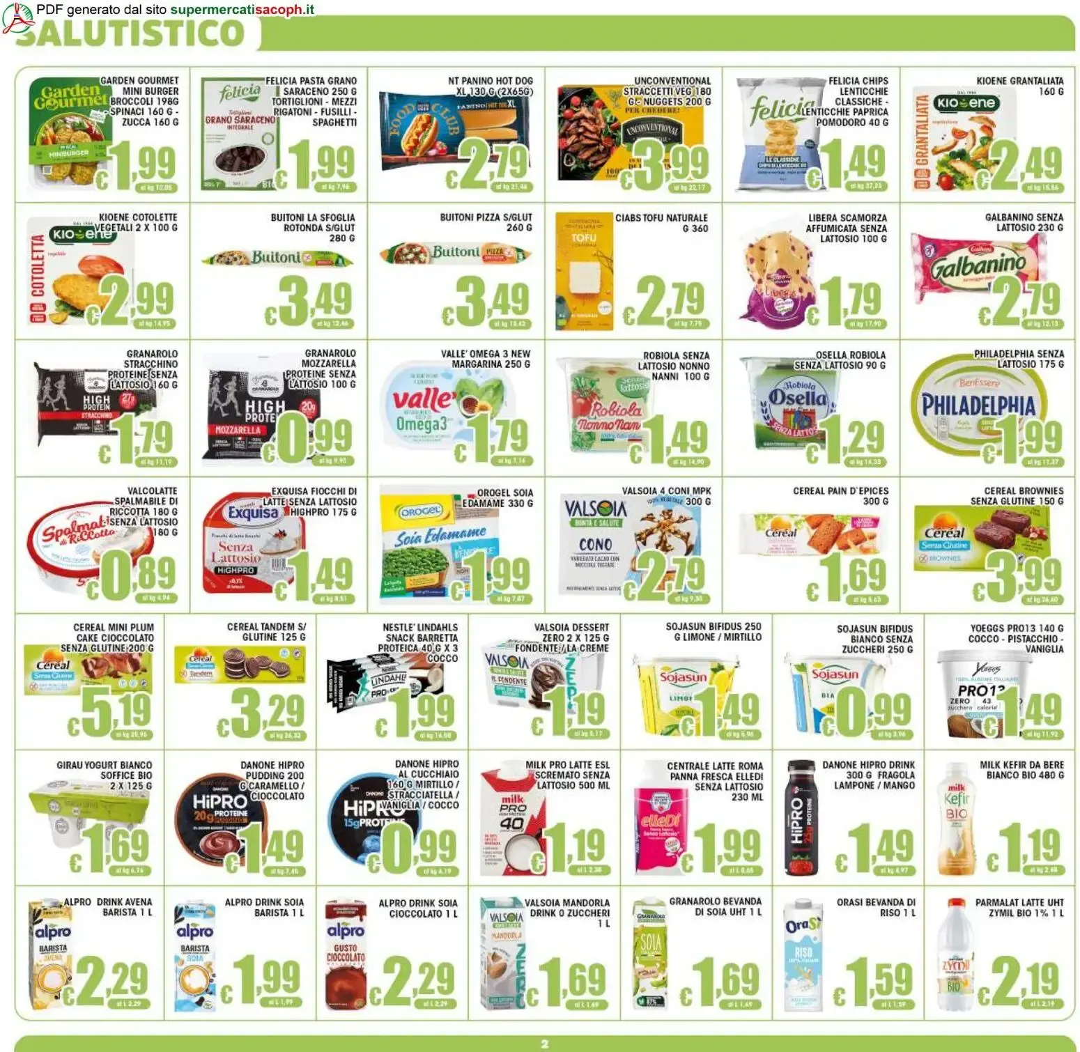 Sacoph volantino dal 10/07/2026 - online Offerte da 10 luglio a 21 luglio di 2026 - Pagina del volantino 2