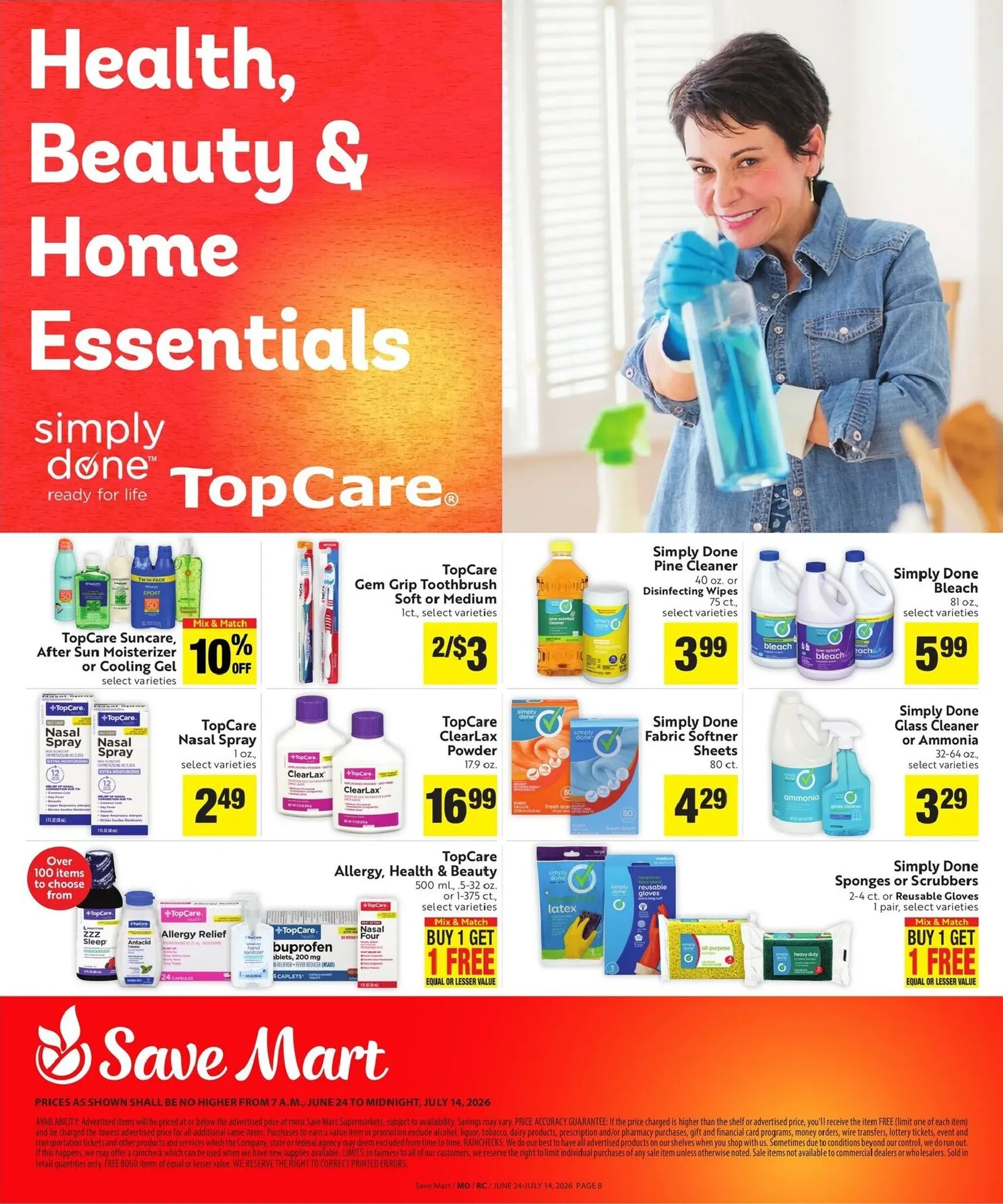 Weekly ad Current Save Mart - Save With Our Quality Brands leaflet valid from Wednesday 06/24/2026 to Tuesday 07/14/2026 from June 24 to July 14 2026 - Page 8