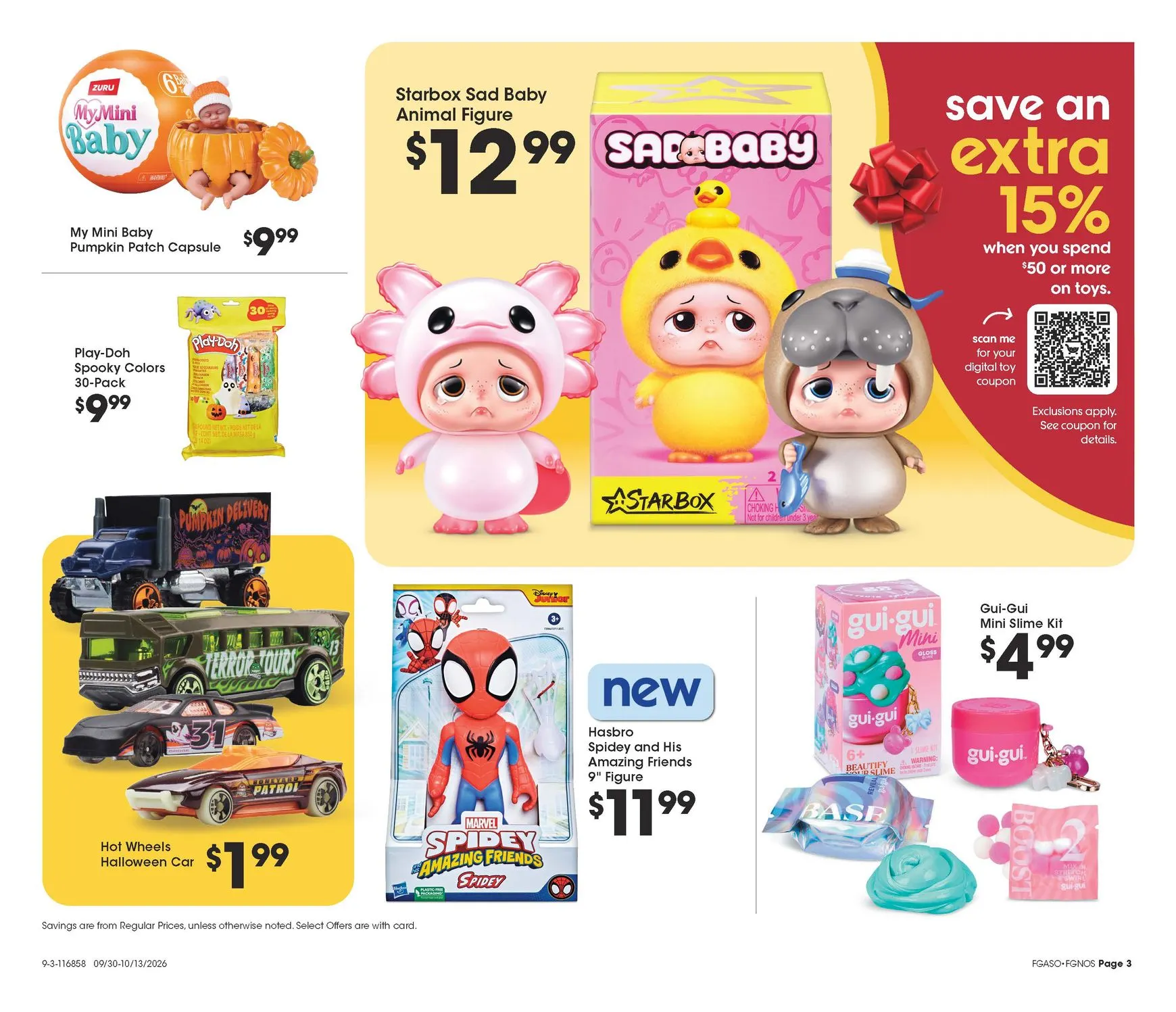 Weekly ad Fred Meyer Baby Sale y Toybook from September 30 to October 13 2026 - Page 3