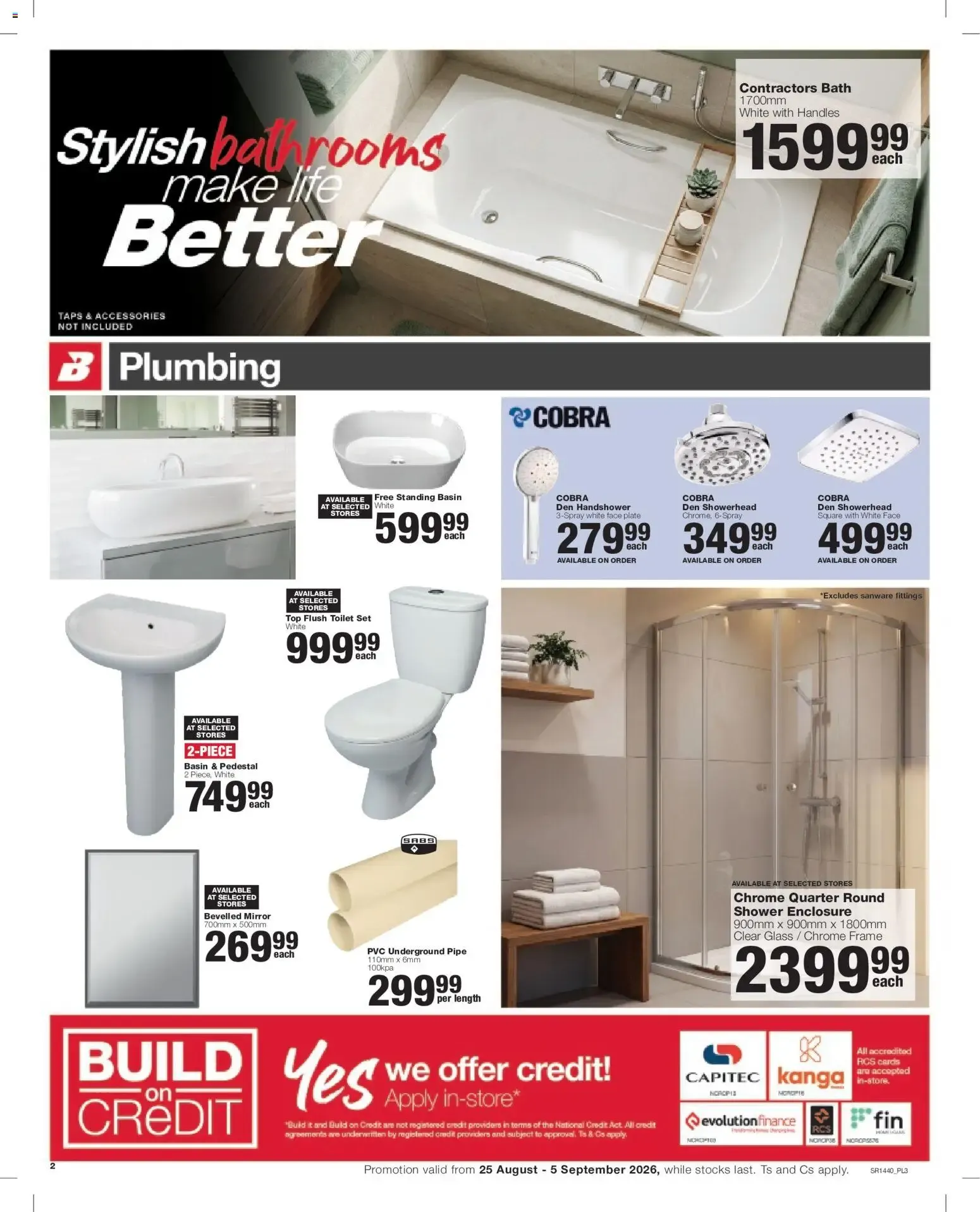 Build It - Gauteng - Weekly Specials (25/08/2026 - 05/09/2026) Online from 25 August to 5 September 2026 - Catalogue Page 2