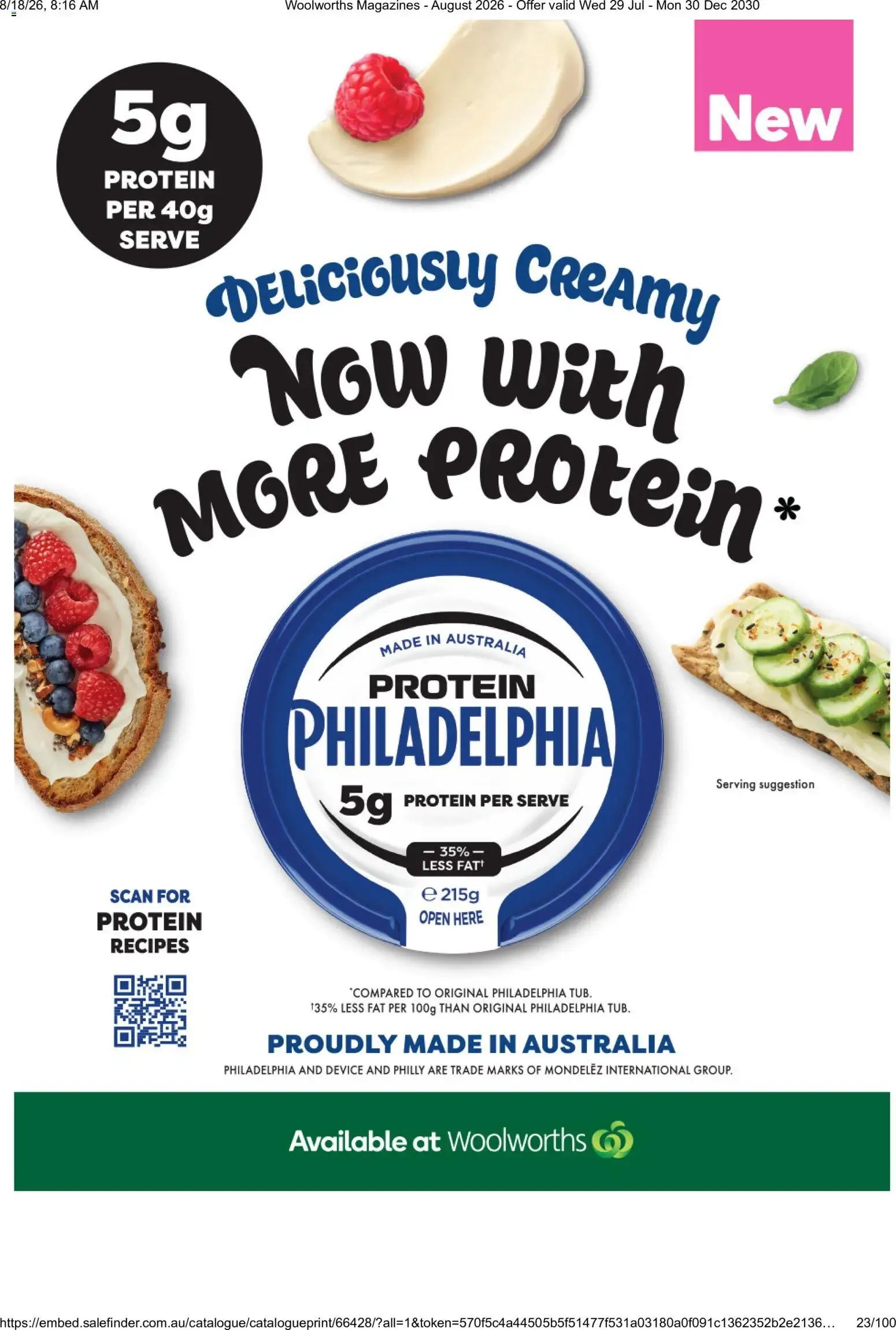 Woolworths Fresh Ideas - August 2026 - Catalogue valid from 29 July to 30 December 2030 - page 23