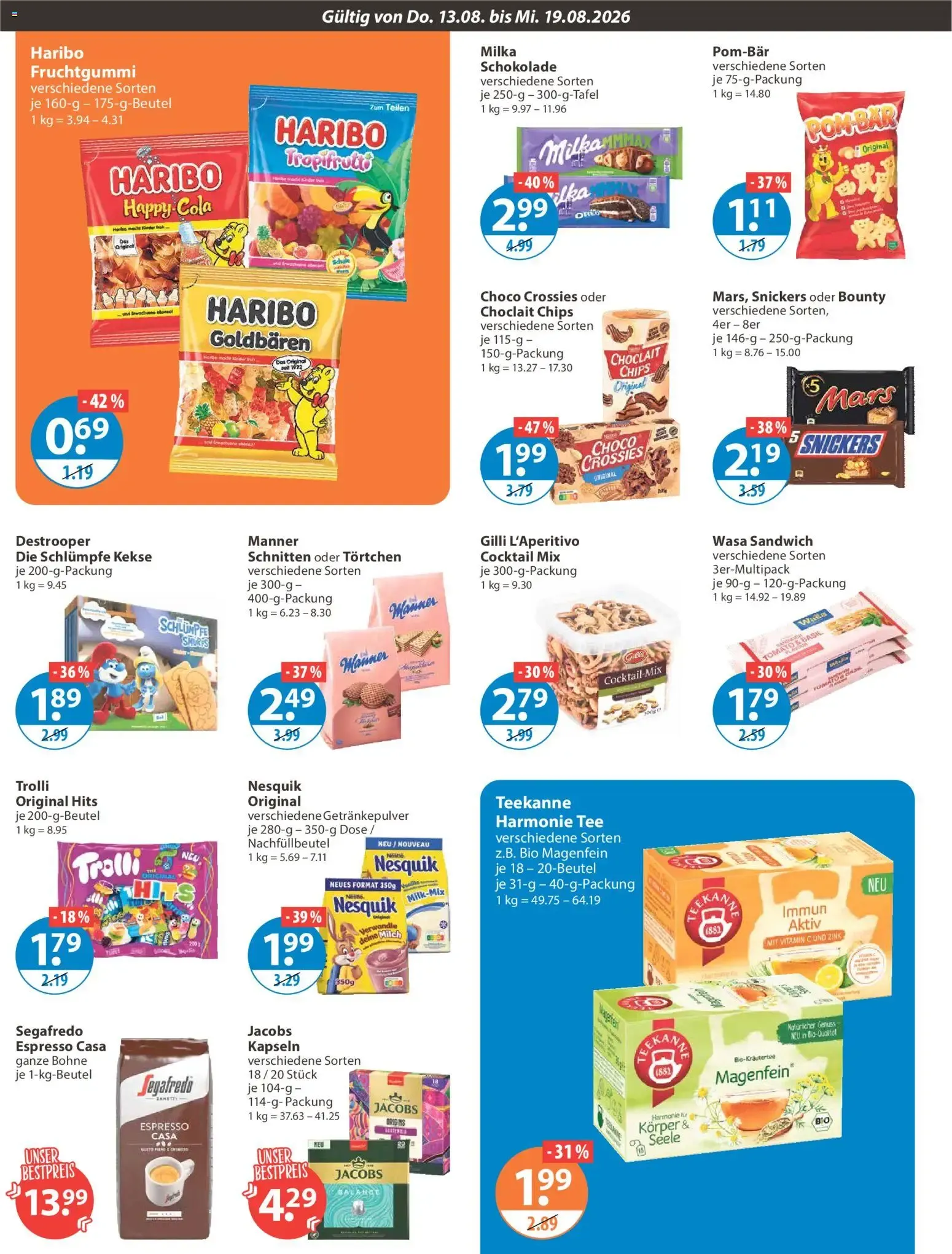 Angebote V-Markt Angebote (ab 13.08.2026) von 13. August bis 19. August 2026 - Prospekt seite 8