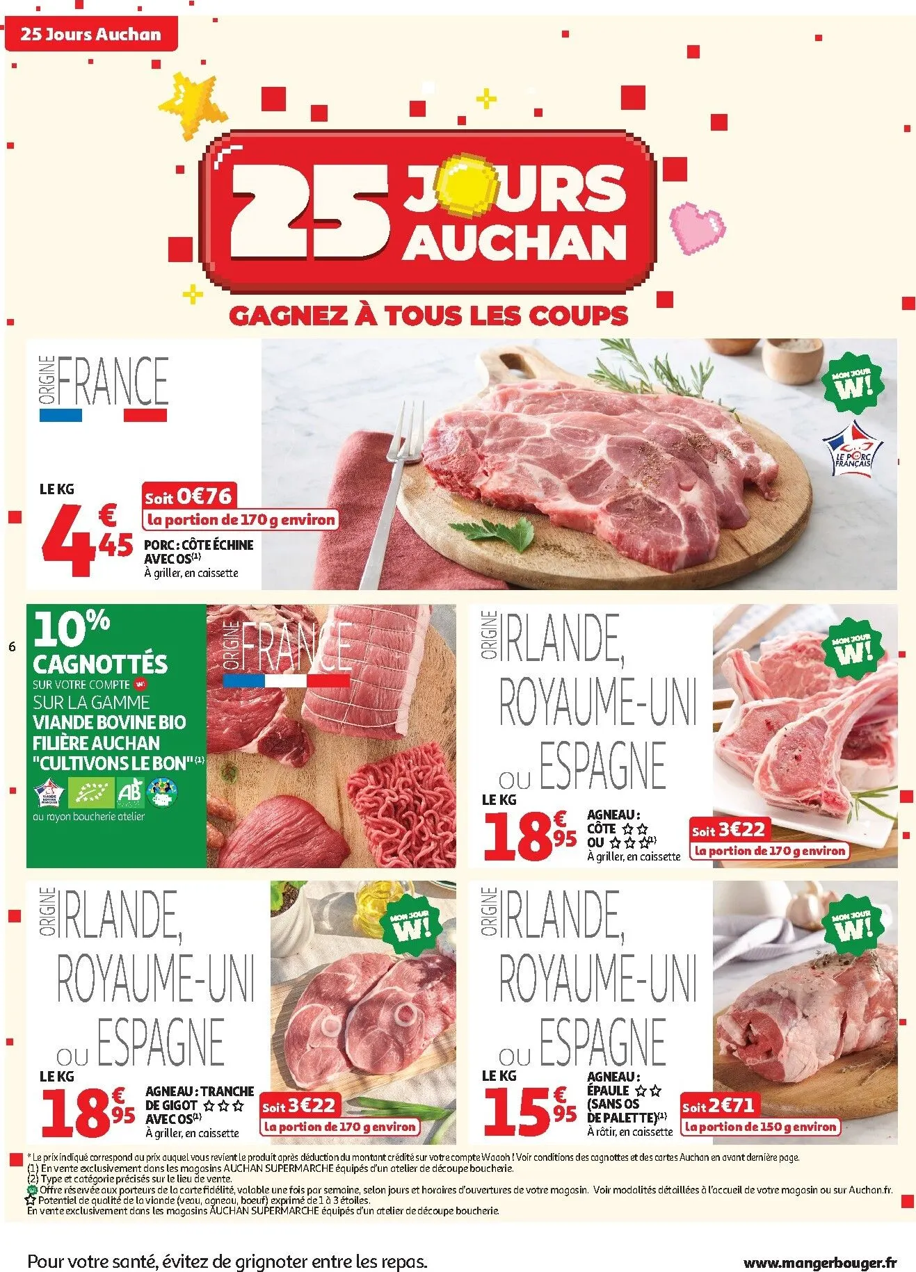 Current Auchan supermarché - 25 jours leaflet valid from du mardi 27/10/2026 to du samedi 31/10/2026 du 27 octobre au 31 octobre 2026 - Catalogue page 6