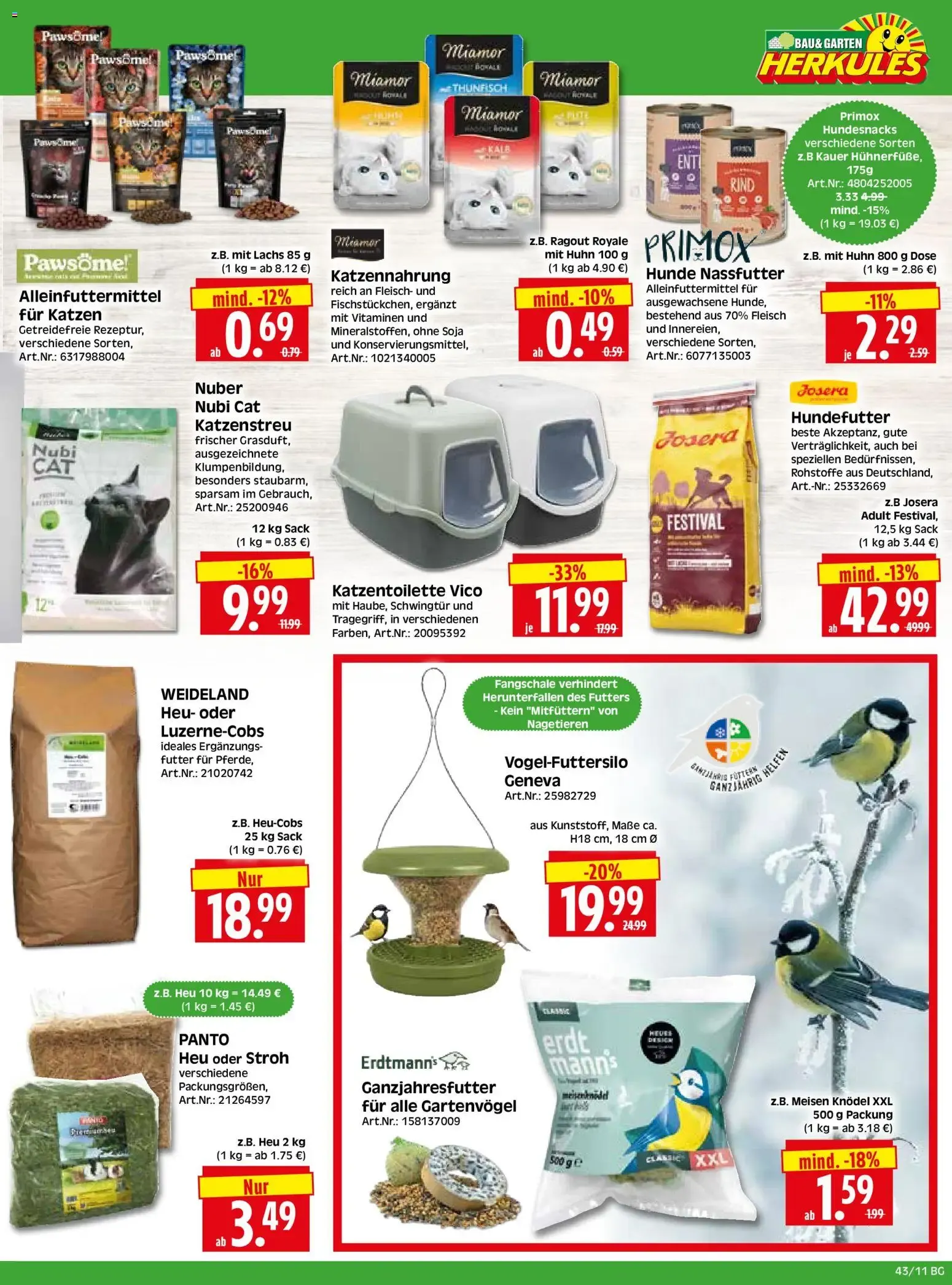 HERKULES Bau & Garten (ab 19.10.2026) zum Blättern von 19. Oktober bis 24. Oktober 2026 - Prospekt seite 11