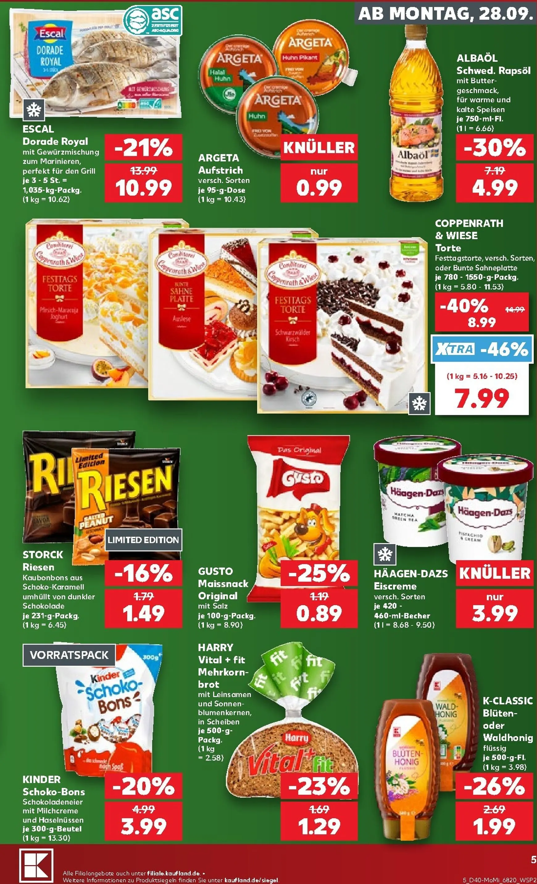 Kaufland - Richtig Sparen Prospekt nächste Woche – von Montag 28.09.2026 bis Mittwoch 30.09.2026 von 28. September bis 30. September 2026 - Prospekt seite 5