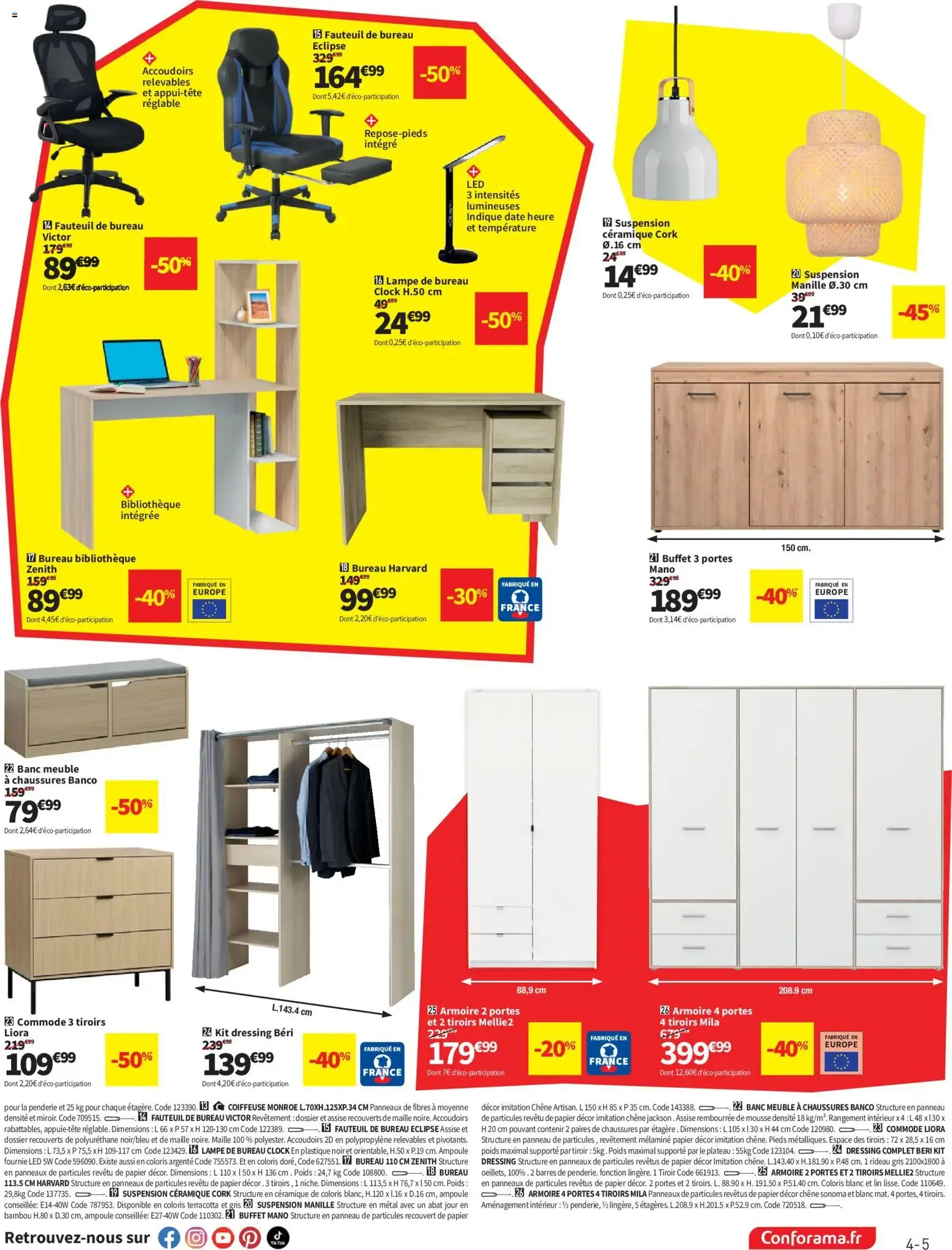 Conforama prospectus à partir du 24/06/2026 - promo en ligne du 24 juin au 21 juillet 2026 - Catalogue page 5
