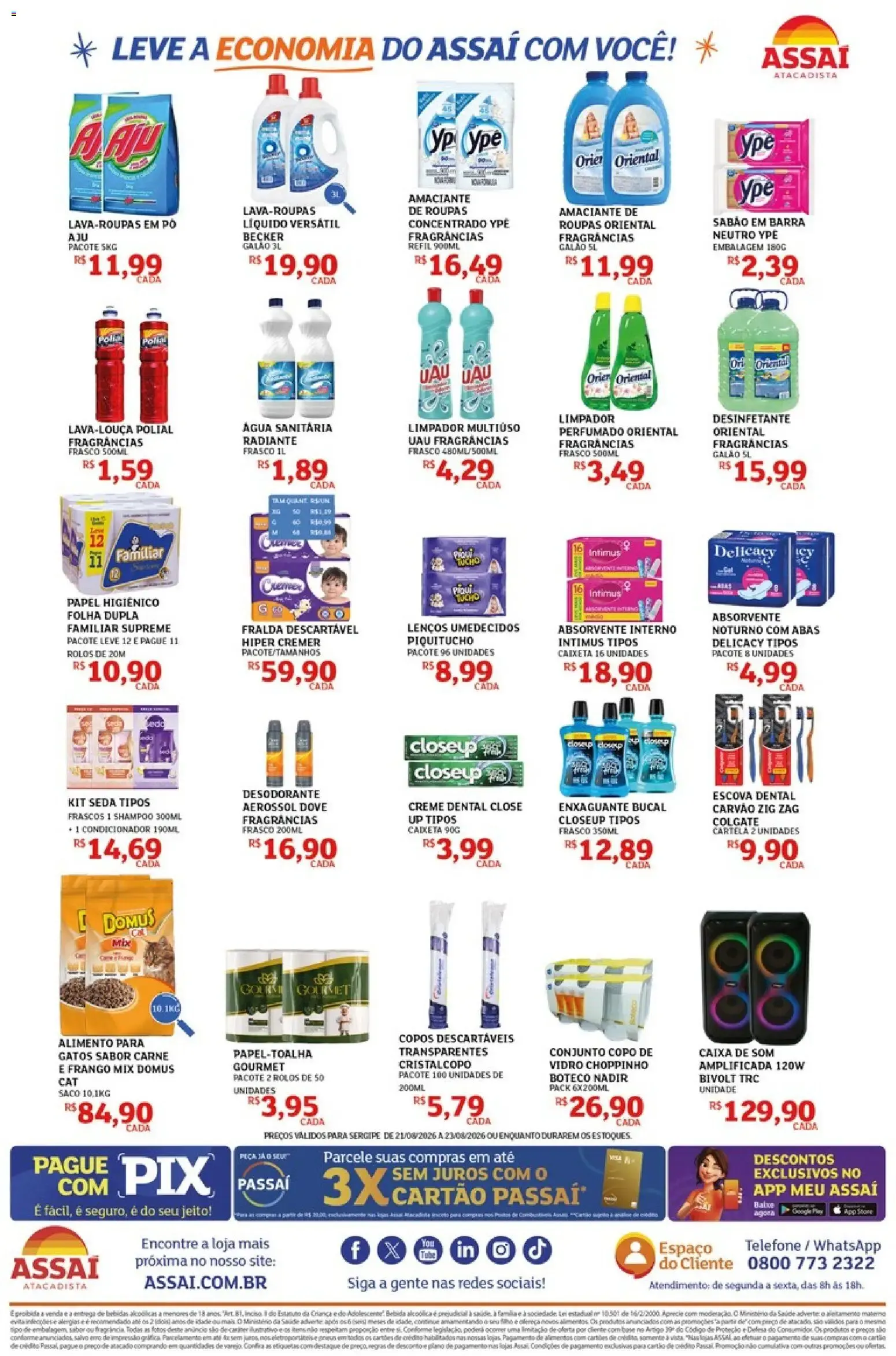 Encarte de Giro da Economia - Assaí Atacadista 21 de agosto até 23 de agosto 2026 - Pagina 4
