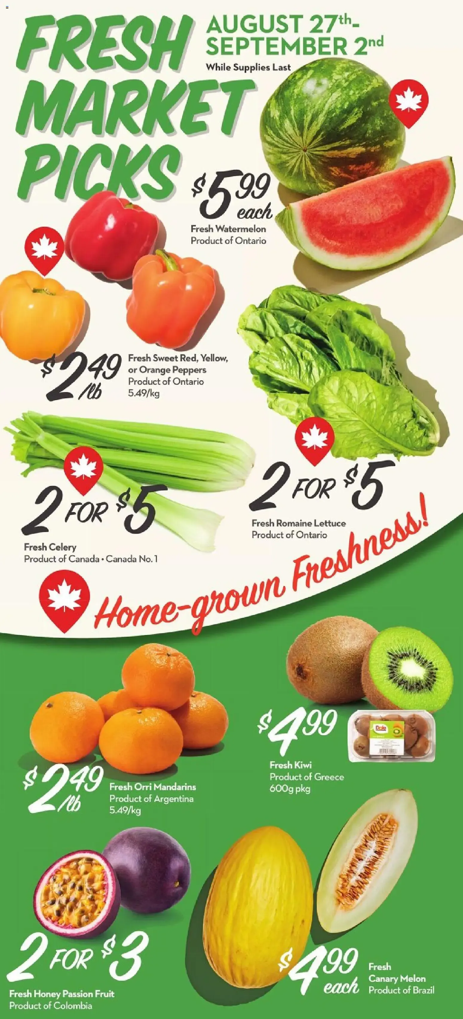 Longo's weekly flyer / circulaire from Aug 27, 2026 > weekly specials & deals from August 27 to September 2 2026 - flyer page 2
