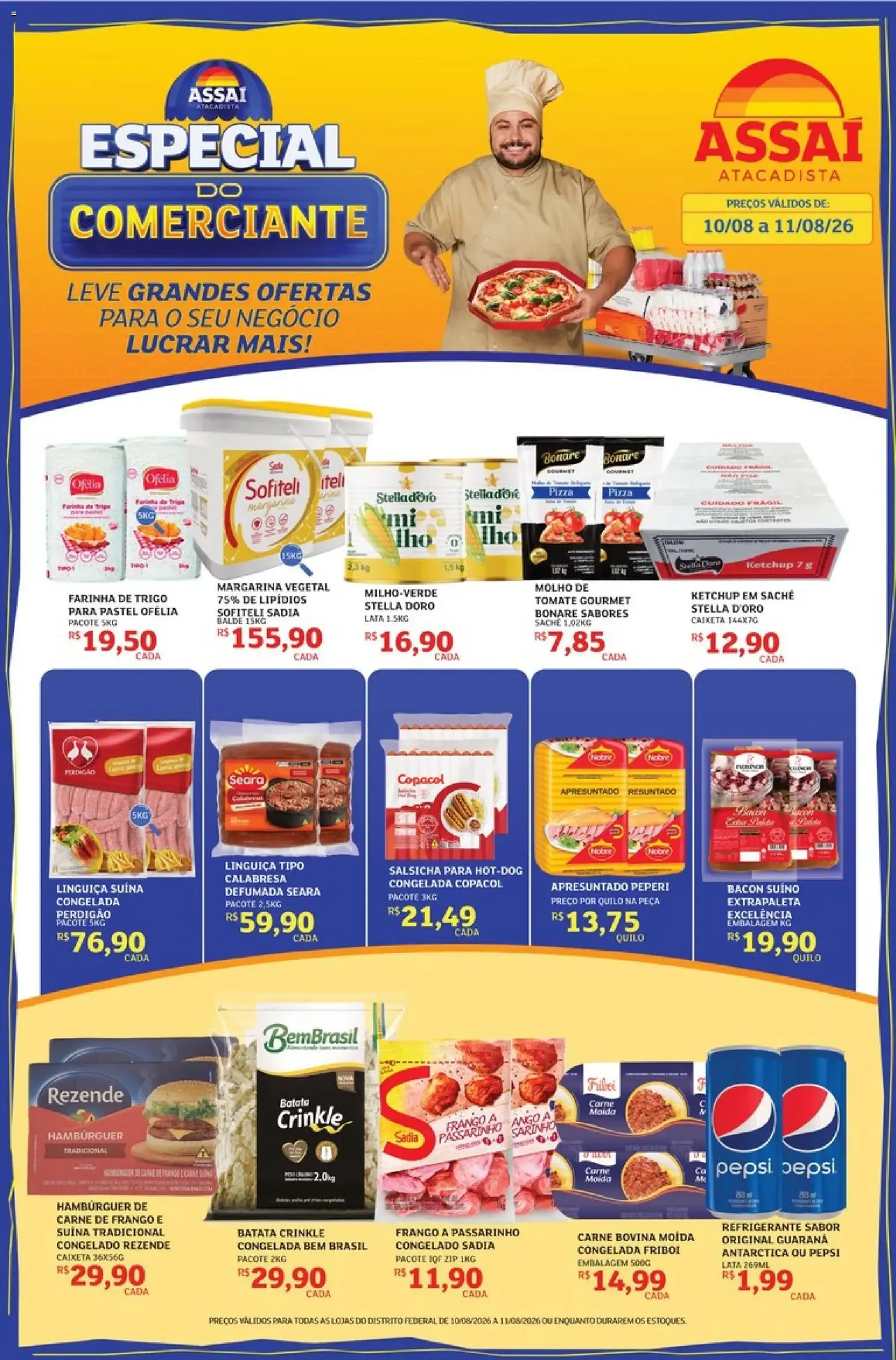 Encarte de Assaí Atacadista - Especial do Comerciante 10 de agosto até 11 de agosto 2026 - Pagina 1
