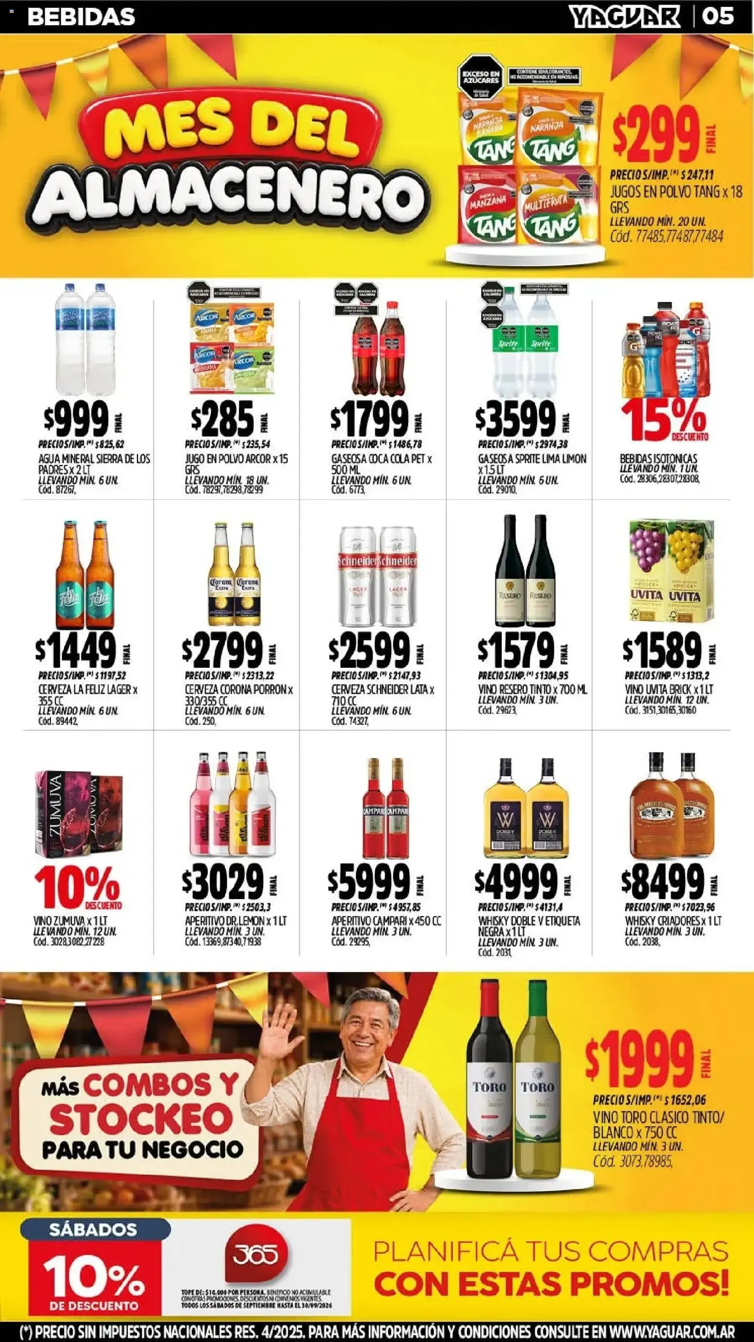 Ofertas de Yaguar - Oferta Semanal Mar del Plata del 21/09/2026 - 26/09/2026 21 de septiembre al 26 de septiembre 2026 - Página 5 del catálogo