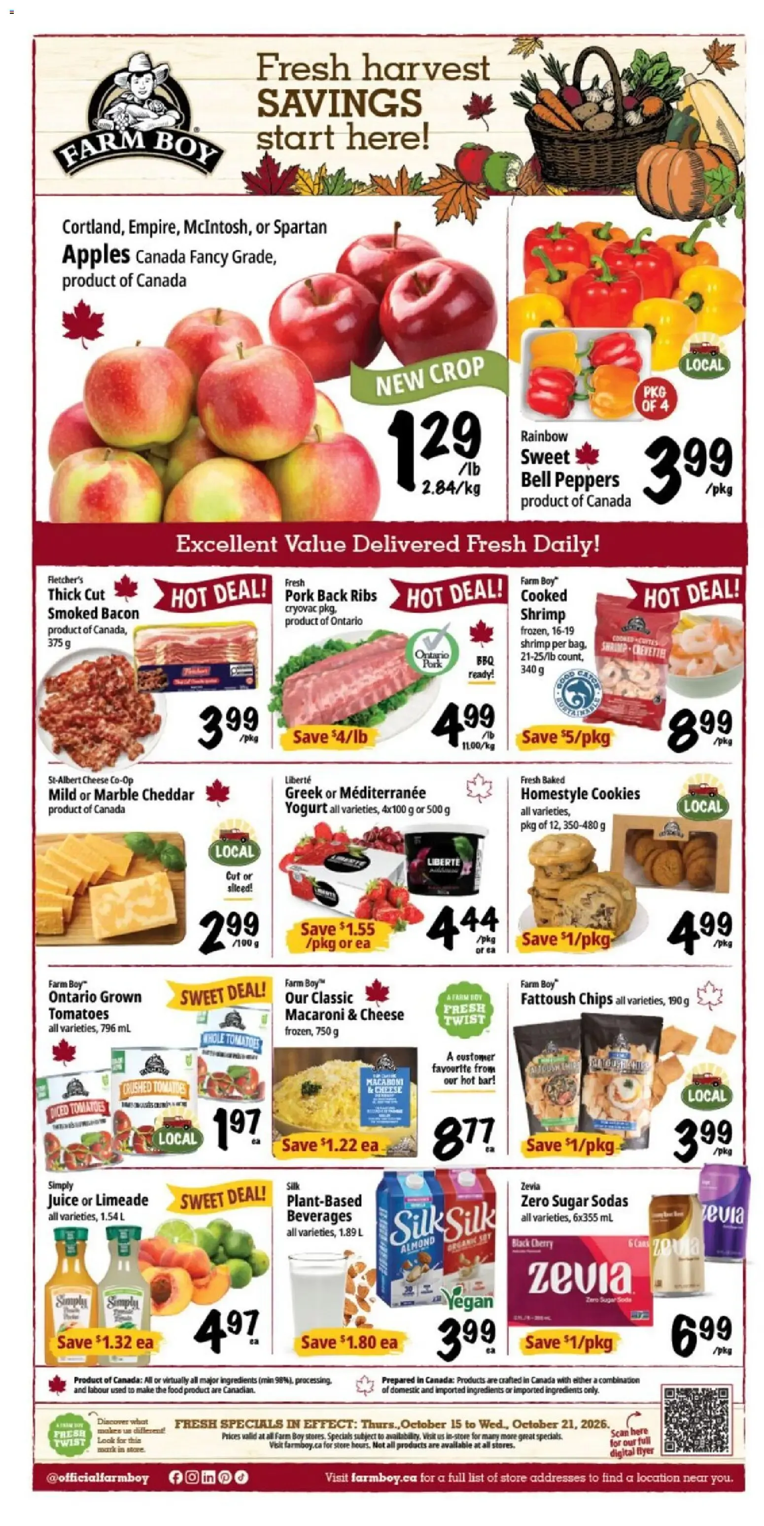 Farm Boy weekly flyer / circulaire from Oct 15, 2026 > weekly specials & deals