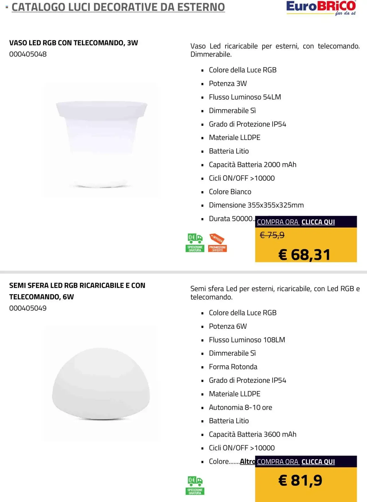 Eurobrico - Catalogo Luci Decorative da Esterno da 1 gennaio a 31 dicembre di 2025 - Pagina del volantino 17