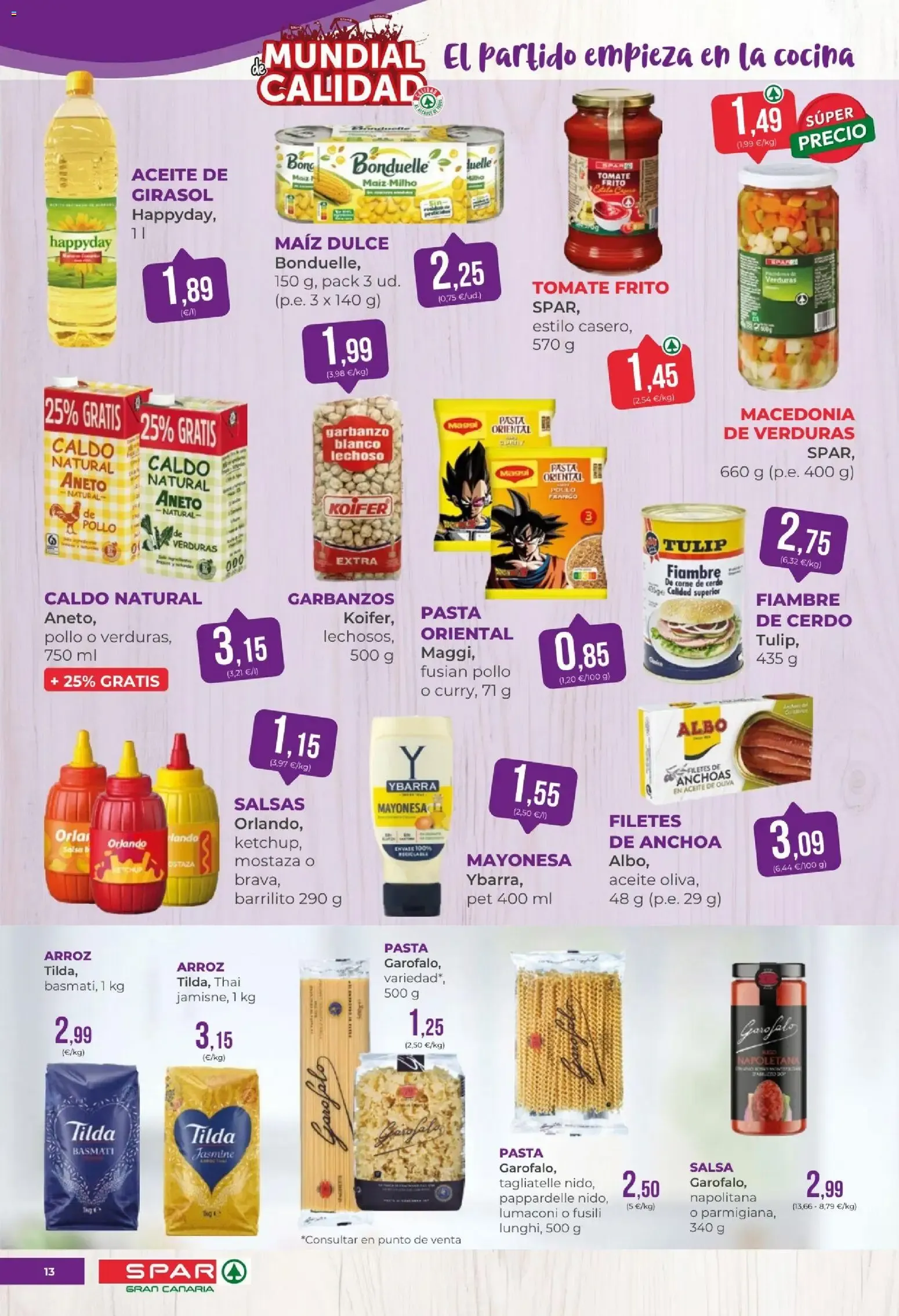 Catálogo de Spar folleto 12/06/2026 - 25/06/2026 12 de junio al 25 de junio 2026 - Página 13