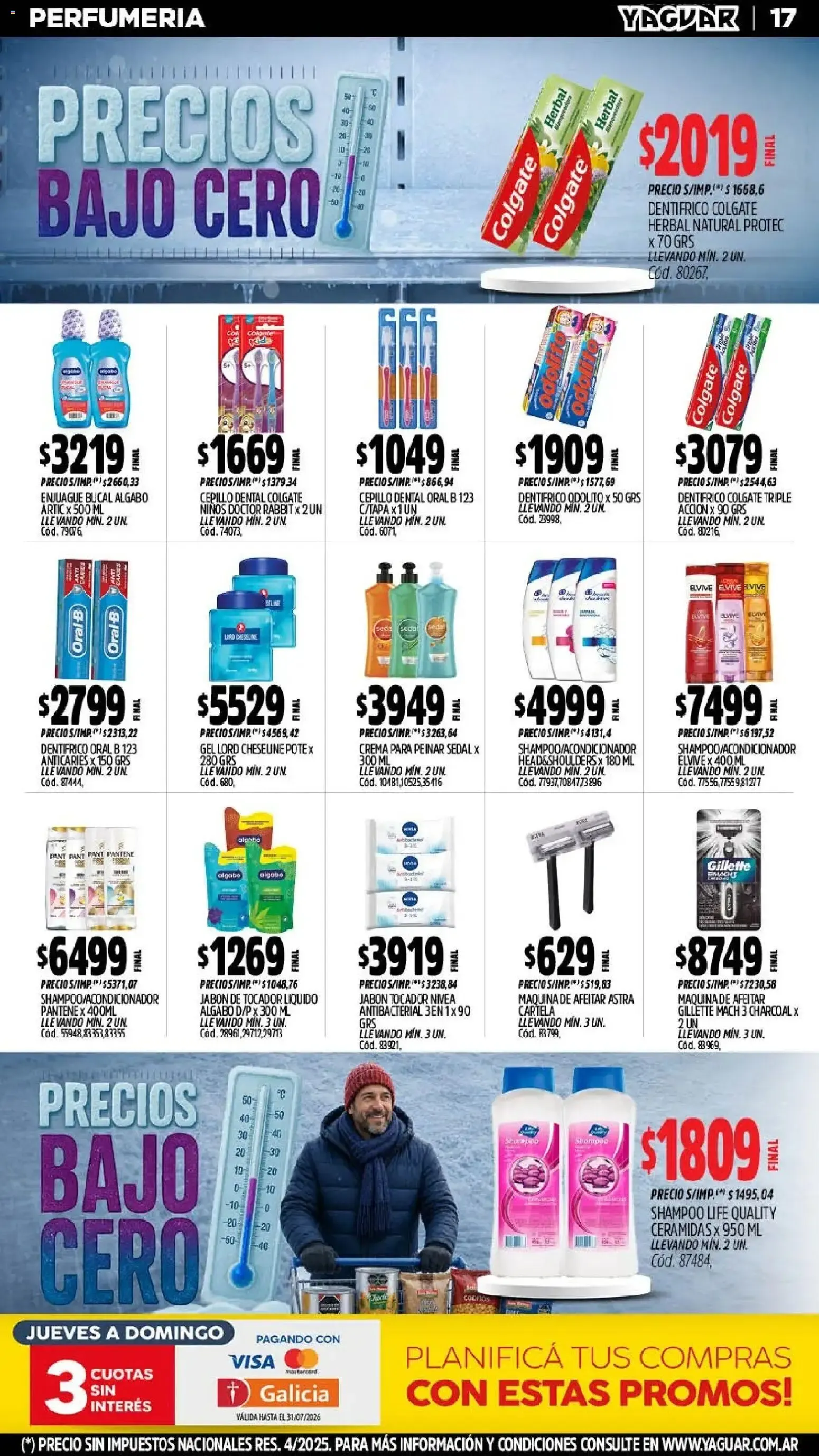 Ofertas de Mayorista Yaguar - Precios Bajo Cero 20 de julio al 26 de julio 2026 - Página 17 del catálogo