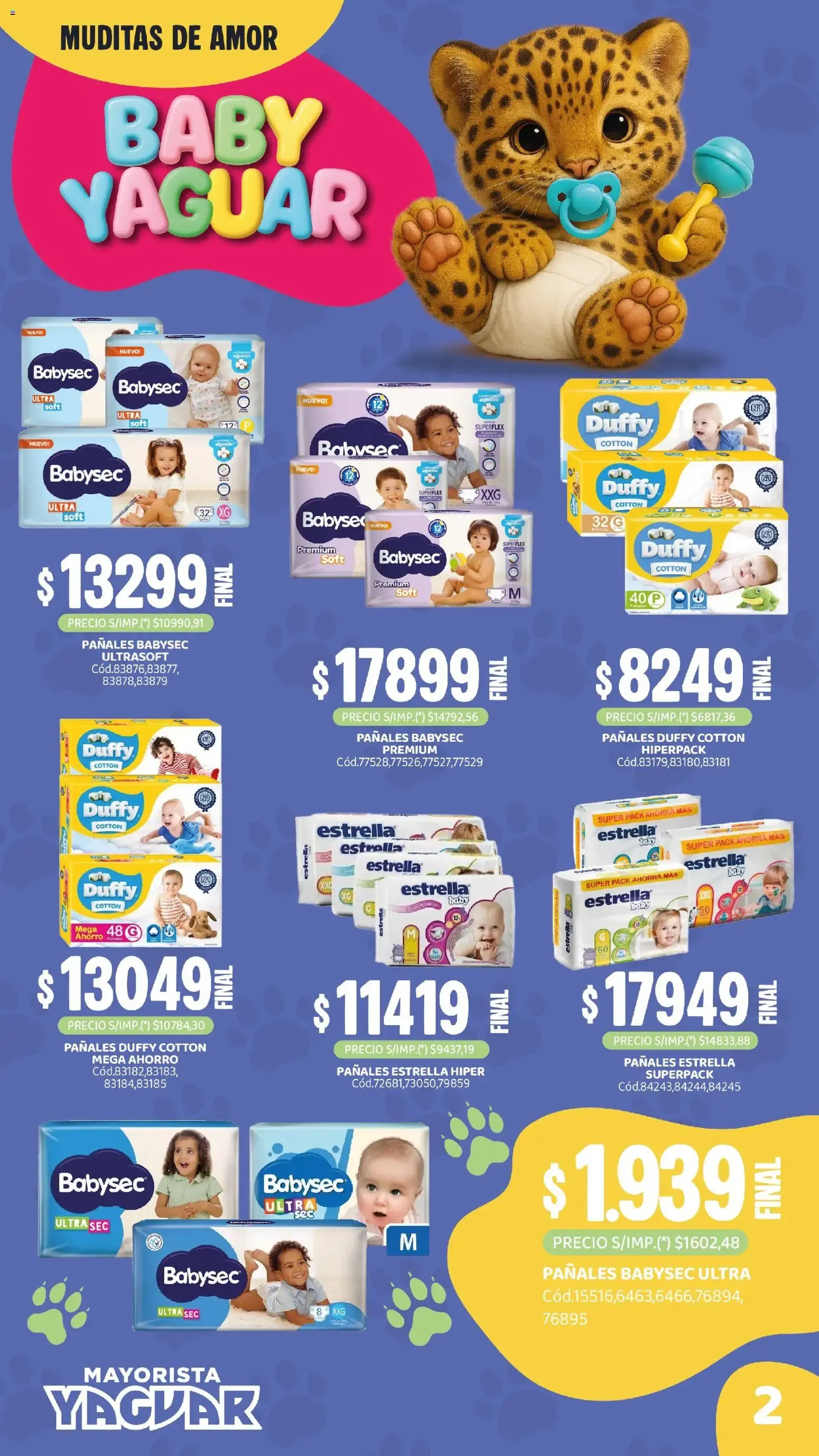 Ofertas de Yaguar - Todo Para Tu Bebe del 21/09/2026 - 04/10/2026 21 de septiembre al 4 de octubre 2026 - Página 2 del catálogo