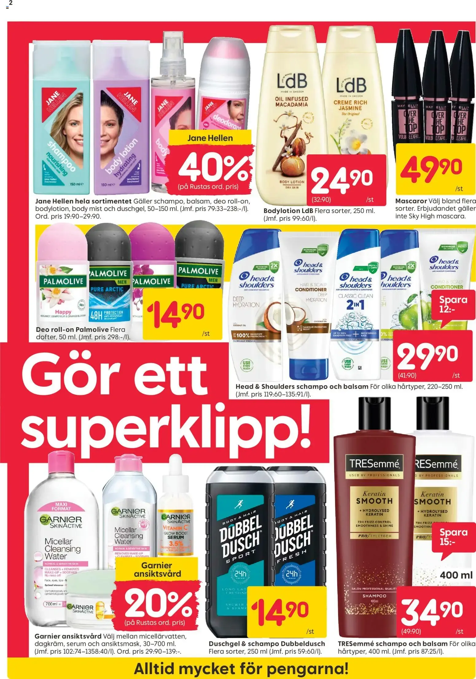 Rusta erbjudanden från 12/10/2026 - 18/10/2026 > Reklamblad nuvarande rabatter från 12 oktober till 18 oktober 2026 - Reklamblad sidor 2