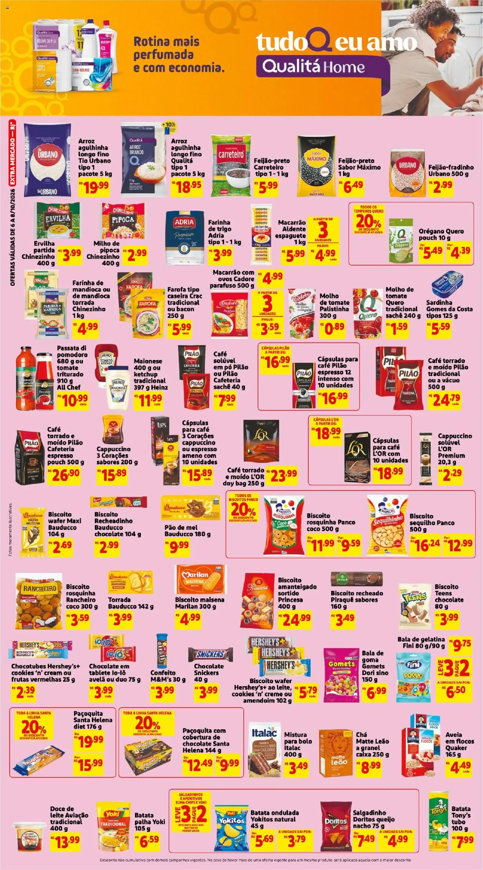 Encarte de Folheto Extra ofertas de Mercado Semanal de 06/10/2026 | Promoção 6 de outubro até 8 de outubro 2026 - Pagina 4