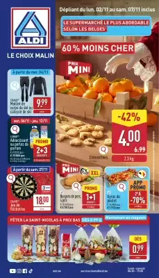 ALDI Dépliant du lun. 02/11 au sam. 07/11 inclus