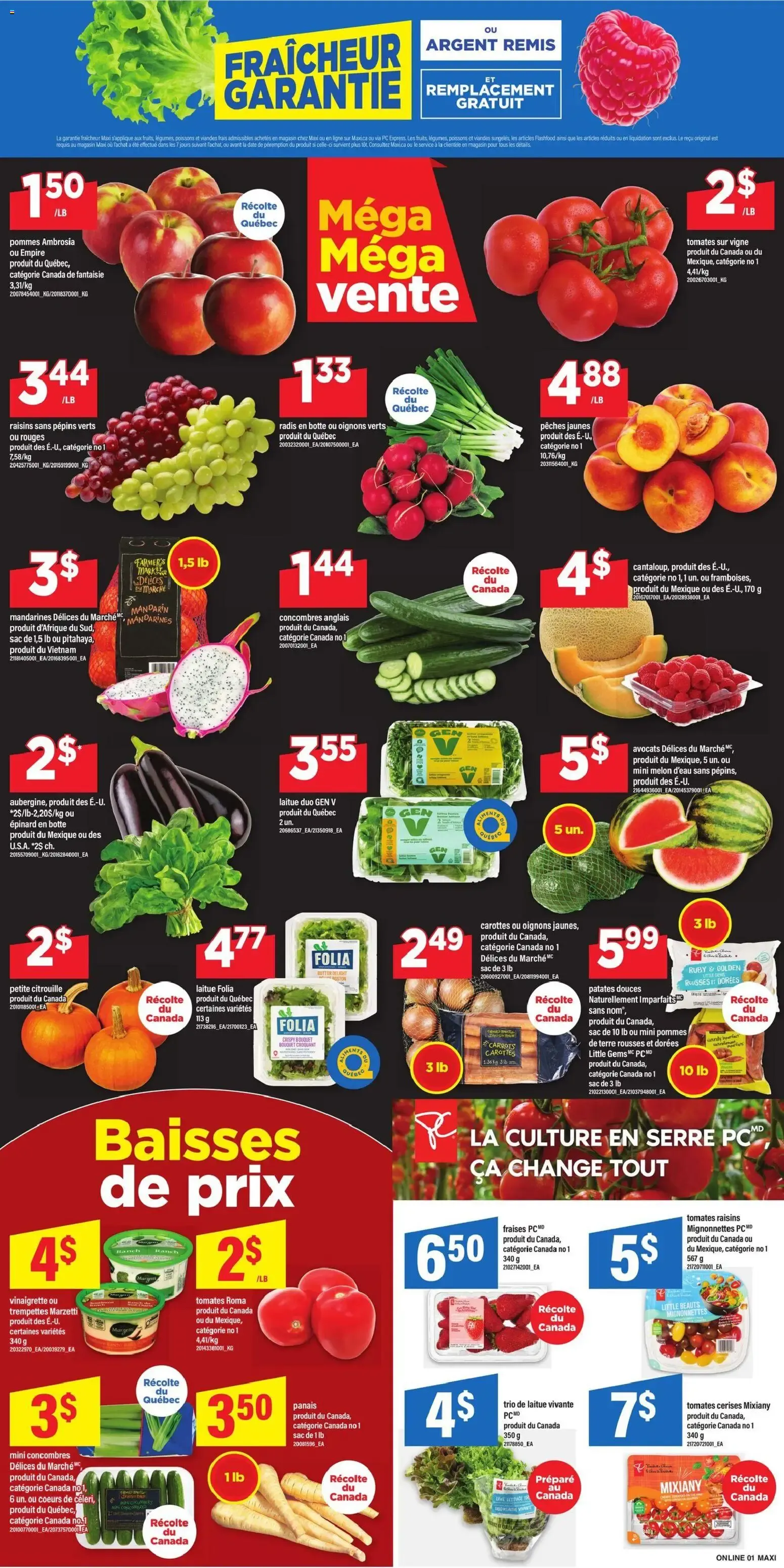 Maxi weekly flyer / circulaire from Oct 15, 2026 > weekly specials & deals from October 15 to October 21 2026 - flyer page 6