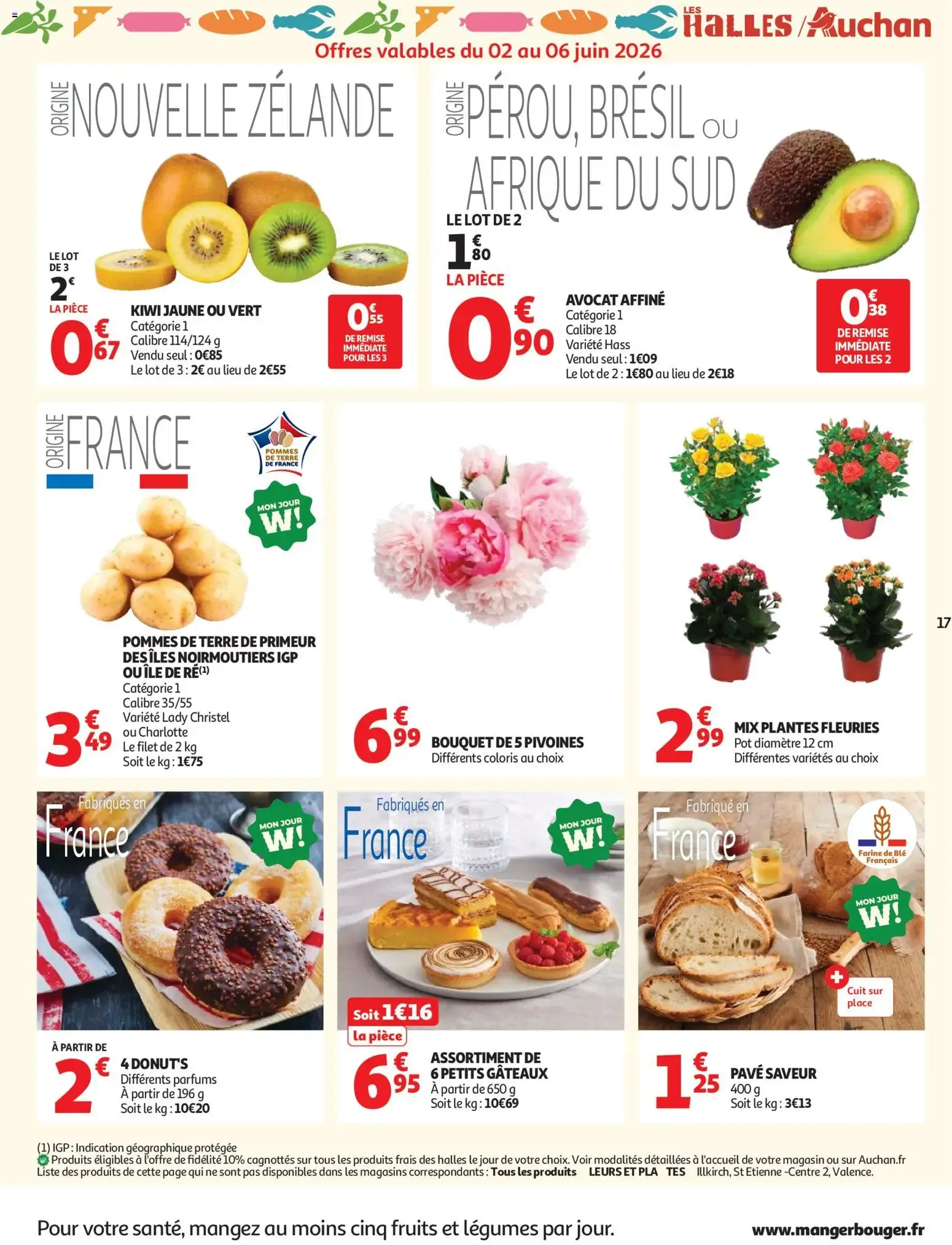Auchan - Tous dans le match, pros des bons plans du 2 juin au 14 juin 2026 - Catalogue page 17