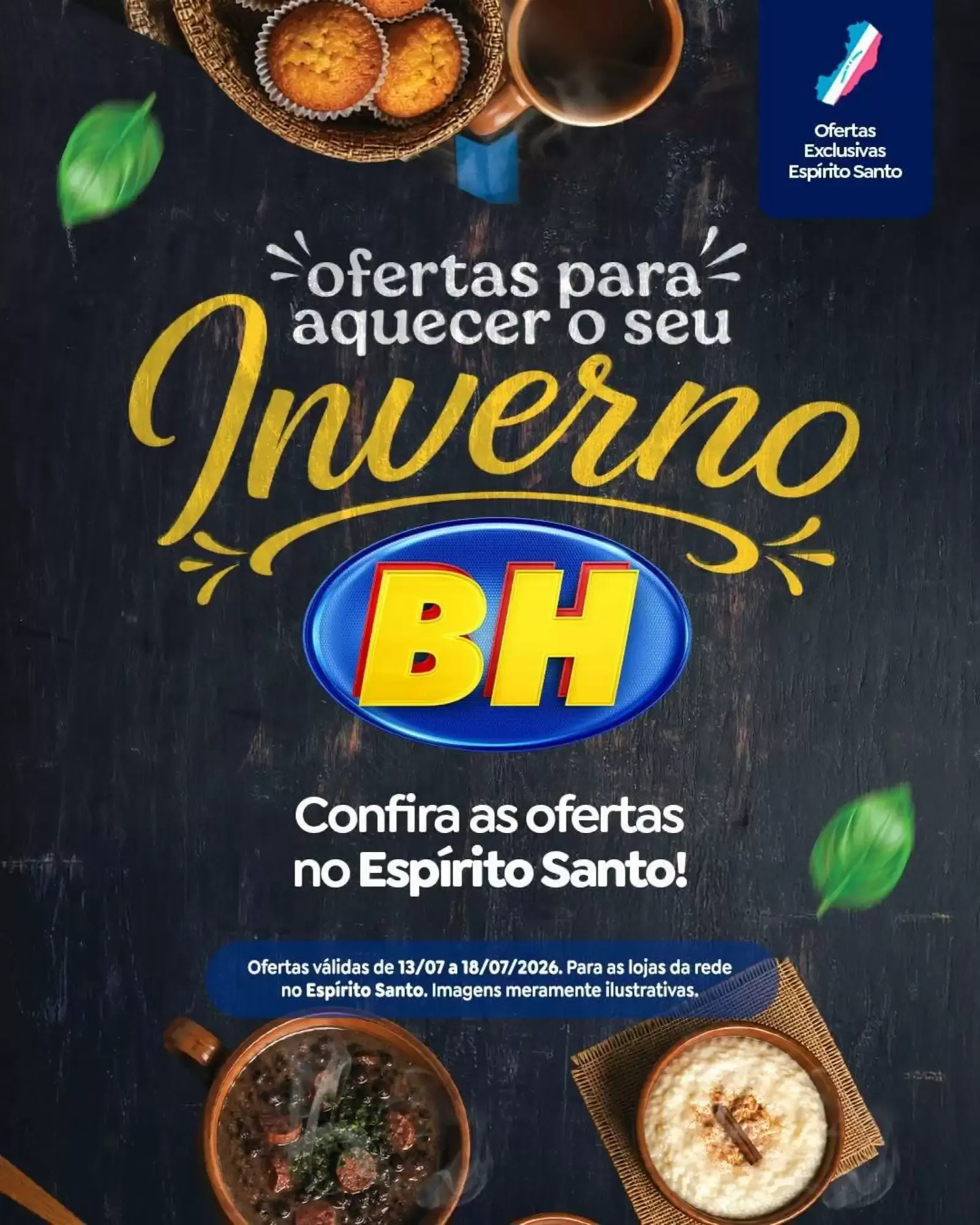 Encarte de Ofertas de Inverno BH Espírito Santo 13 de julho até 18 de julho 2026 - Pagina 1