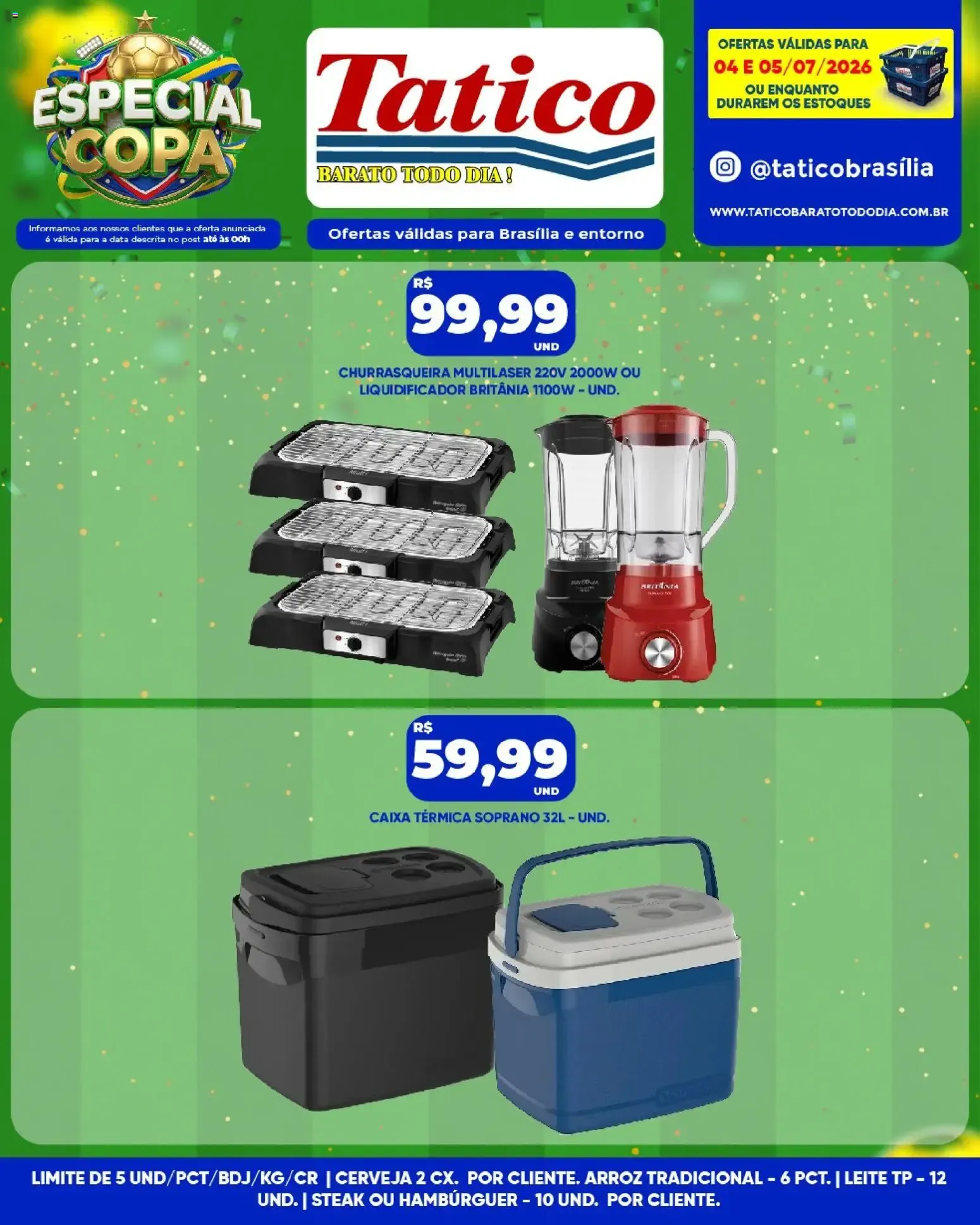 Encarte de Tatico ofertas do Dia de 06/07/2026 | Promoções Online 6 de julho até 6 de julho 2026 - Pagina 33