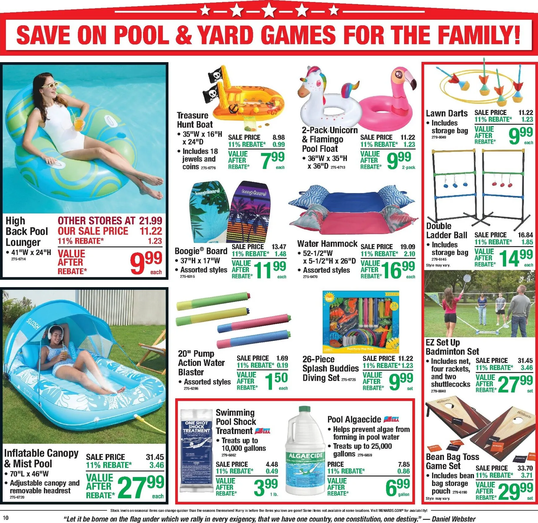 Weekly ad Current Menards - 11% Rebate Sale leaflet valid from Thursday 06/25/2026 to Sunday 07/05/2026 from June 25 to July 5 2026 - Page 16
