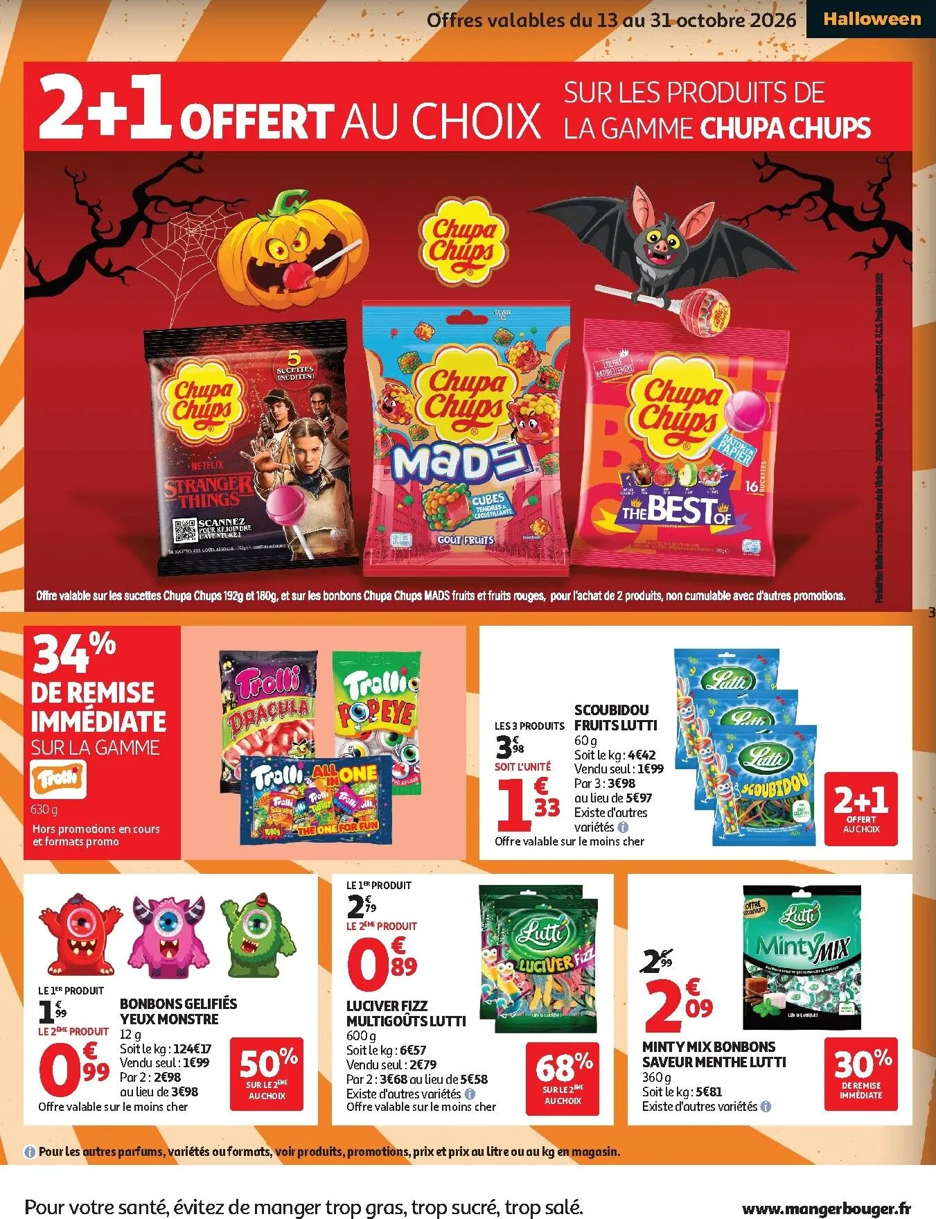 Le Grand Show d'Halloween - Auchan du 13 octobre au 25 octobre 2026 - Catalogue page 3