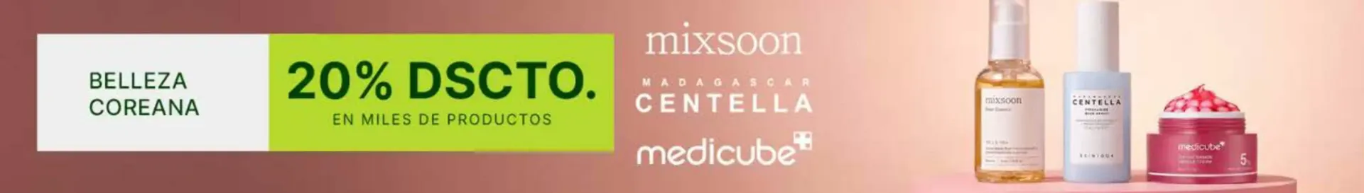 Belleza Coreana con 20% de Descuento
