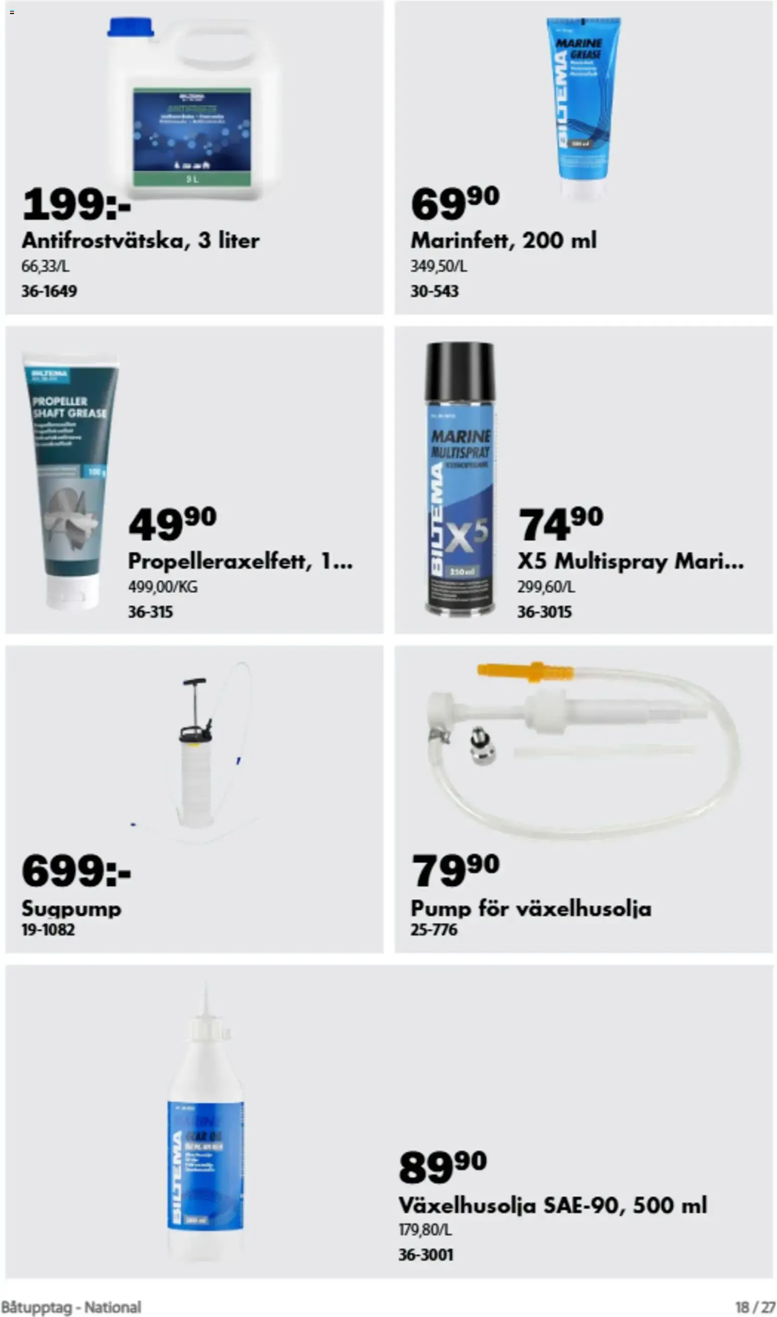 Biltema erbjudanden Båtupptag från 01/09/2026 - 30/09/2026 > Reklamblad nuvarande rabatter från 1 september till 30 september 2026 - Reklamblad sidor 10
