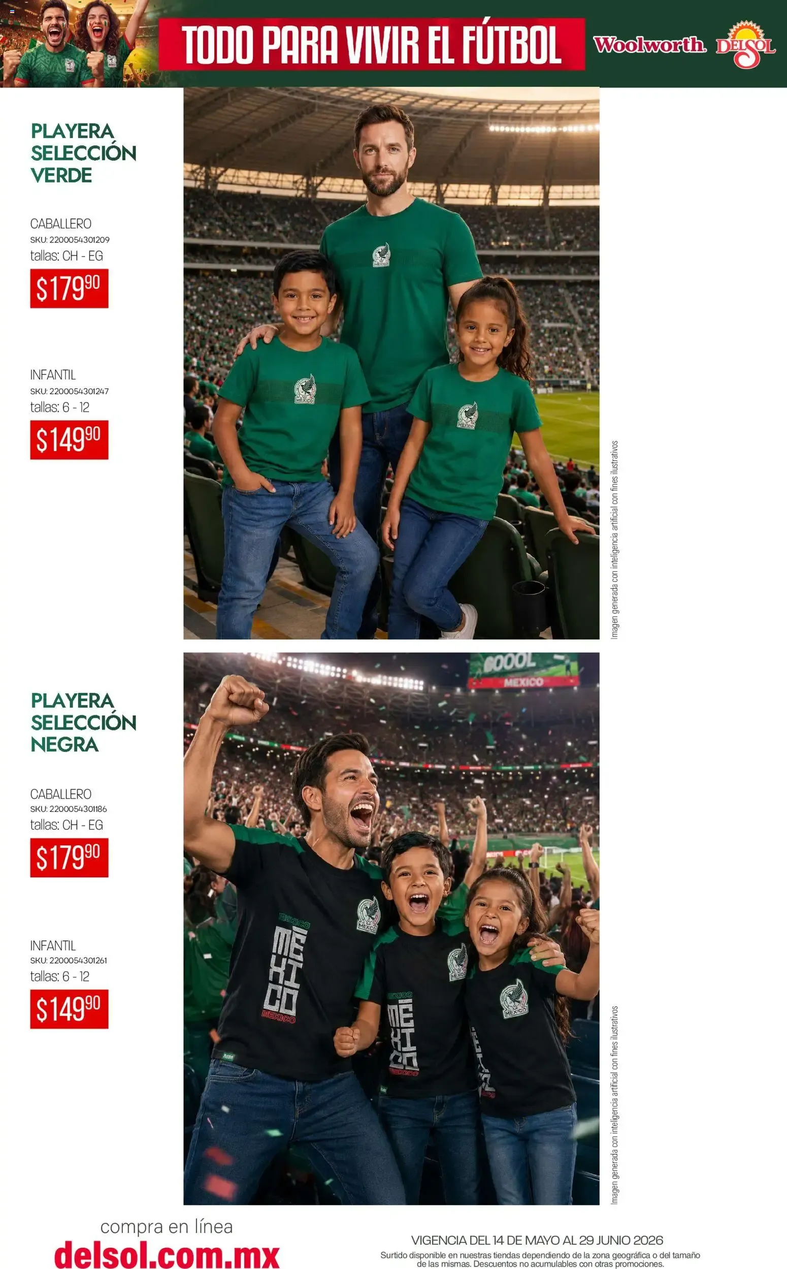 Catálogo de Del Sol y Woolworth catálogo Todo para vivir el fútbol (14/05/2026 - 29/06/2026) - catálogo en línea 14 de mayo al 29 de junio 2026 - Pagina 28
