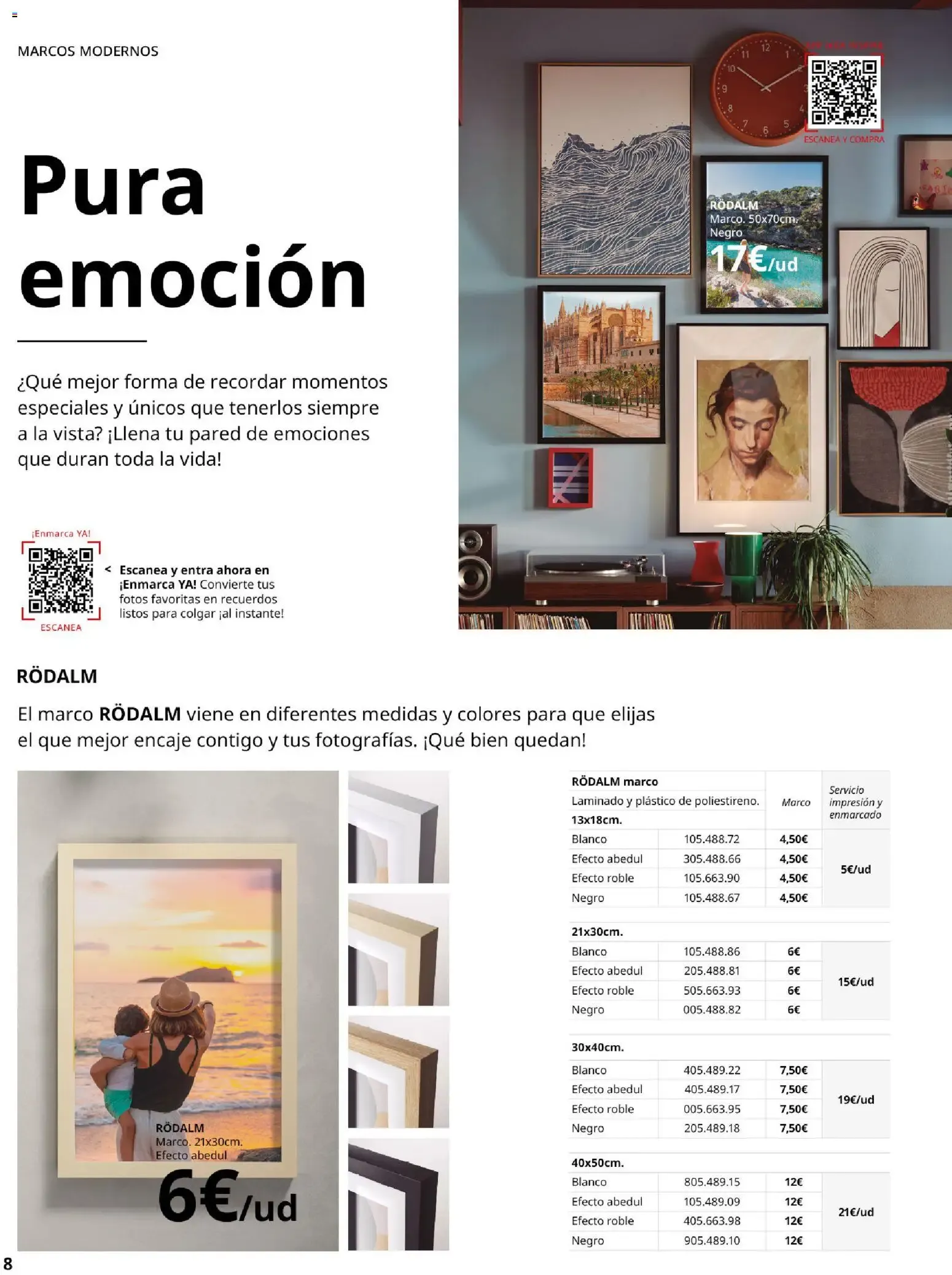 Catálogo de IKEA - Enmarca ya del 01/09/2026 1 de septiembre al 31 de enero 2027 - Página 8