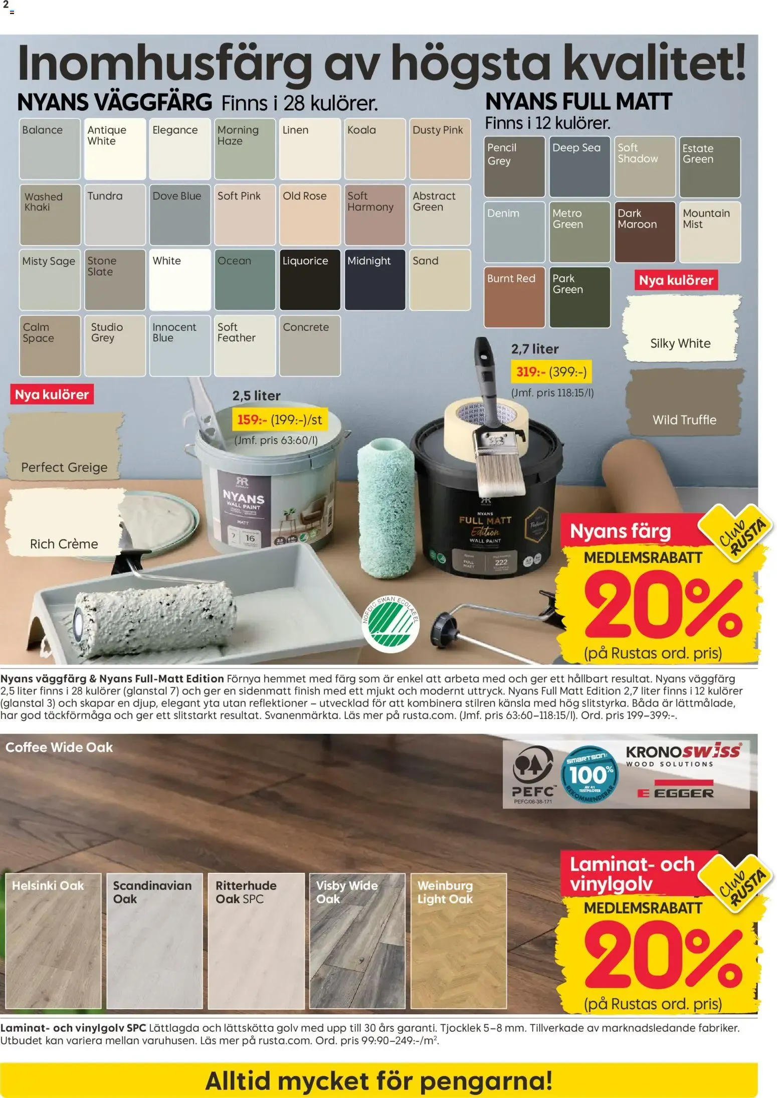 Rusta erbjudanden från 21/09/2026 - 27/09/2026 > Reklamblad nuvarande rabatter från 21 september till 27 september 2026 - Reklamblad sidor 2