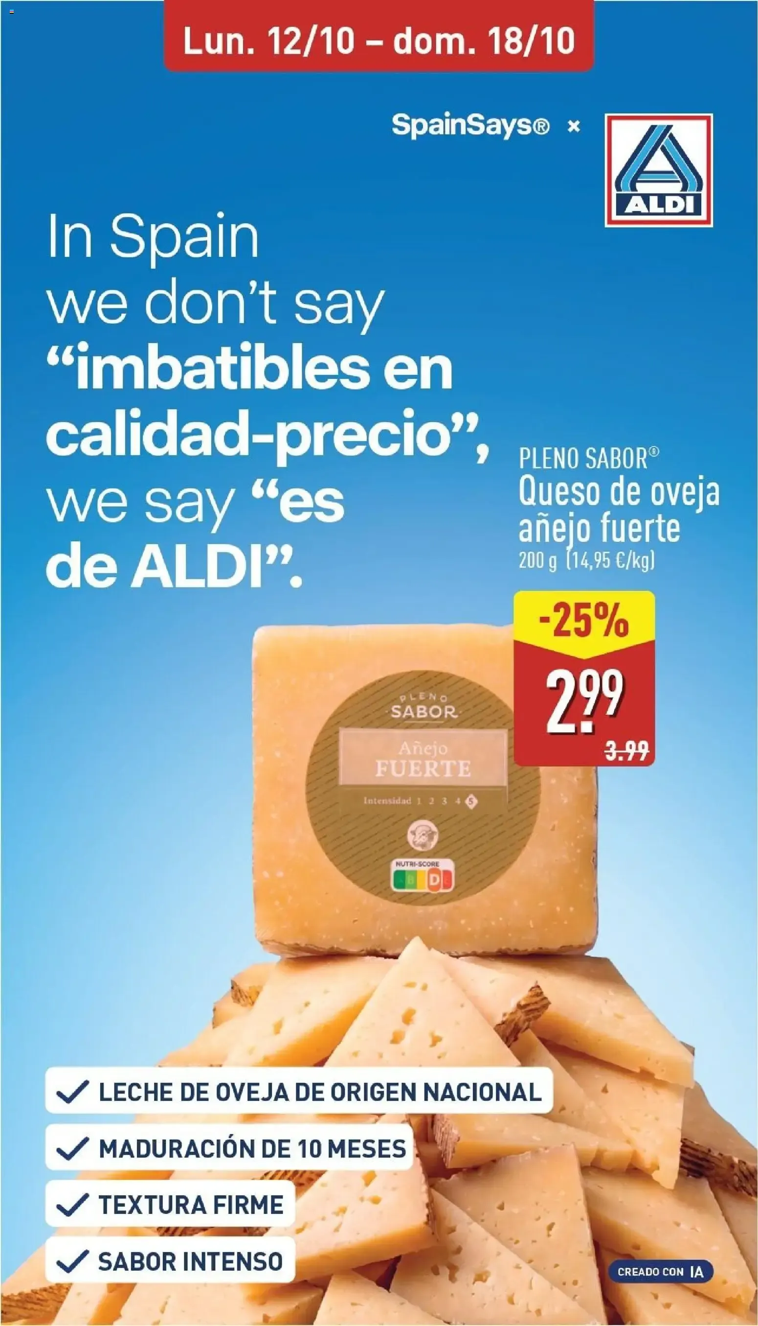 Catálogo de Aldi folleto Baleares del 12/10/2026 | Catálogo 12 de octubre al 18 de octubre 2026 - Página 12