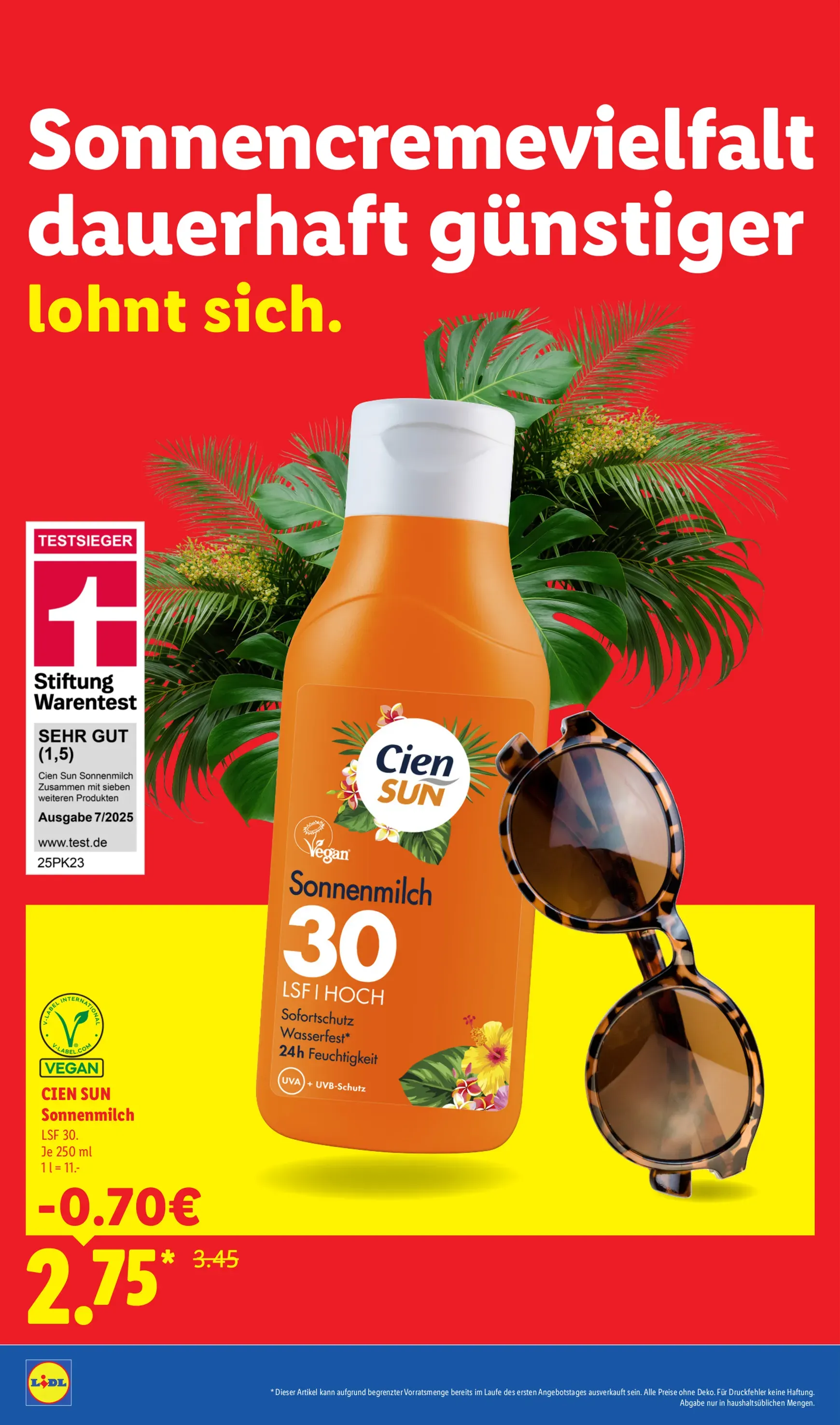 Lidl: Der Preisführer macht Deutschland dauerhaft günstiger! von 1. Juli bis 31. August 2026 - Prospekt seite 2