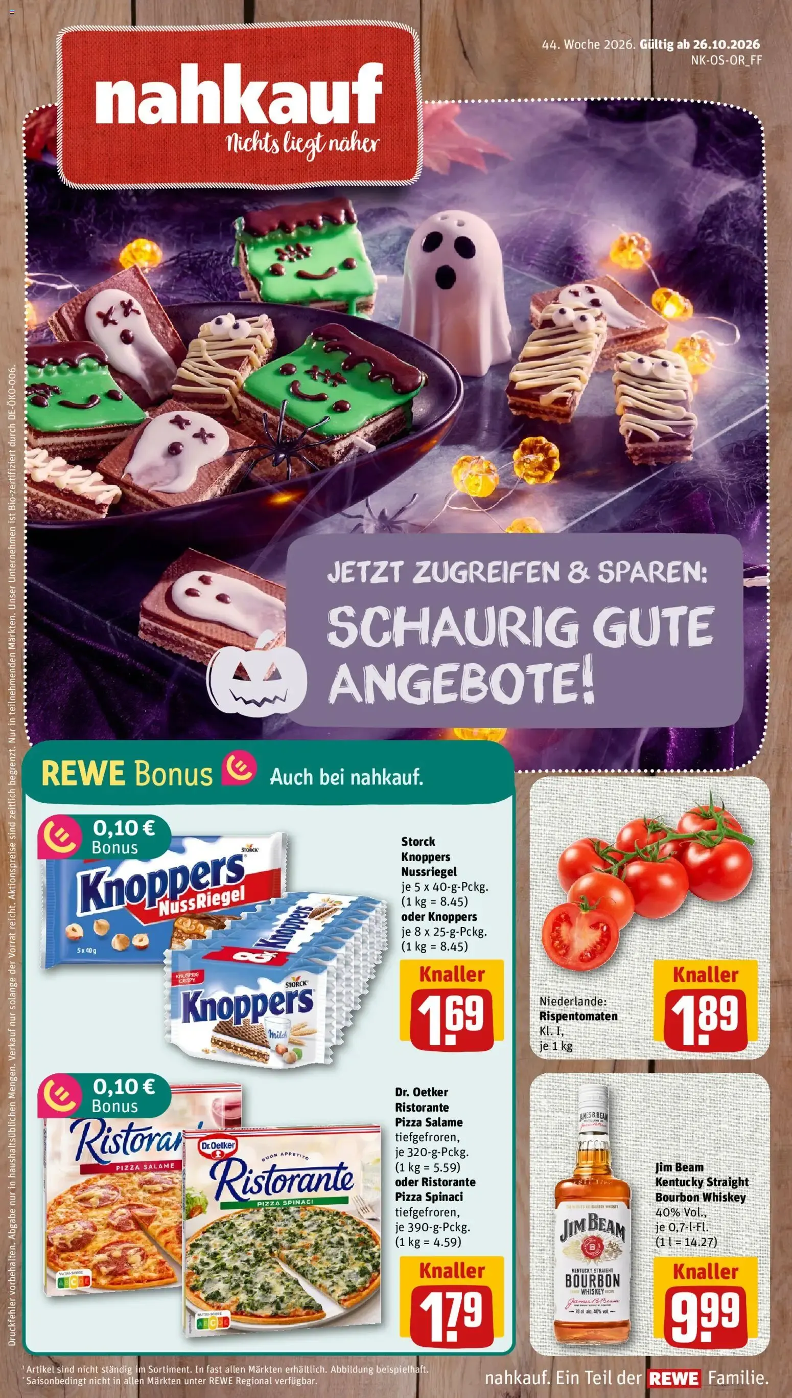 Nahkauf Prospekt (ab 26.10.2026) zum Blättern