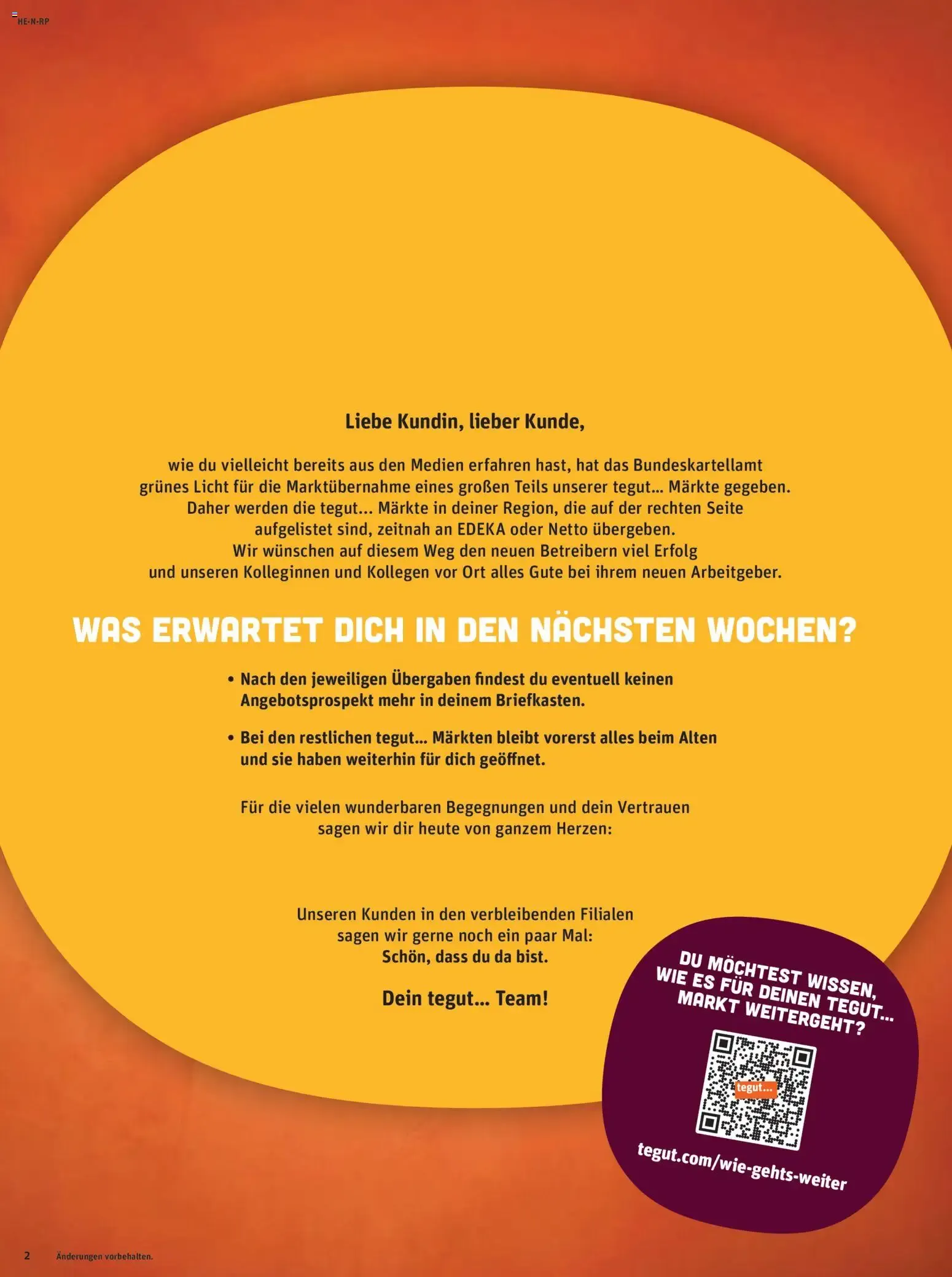 Tegut Endspurt Prospekt von 23. Oktober bis 24. Oktober 2026 - Prospekt seite 4