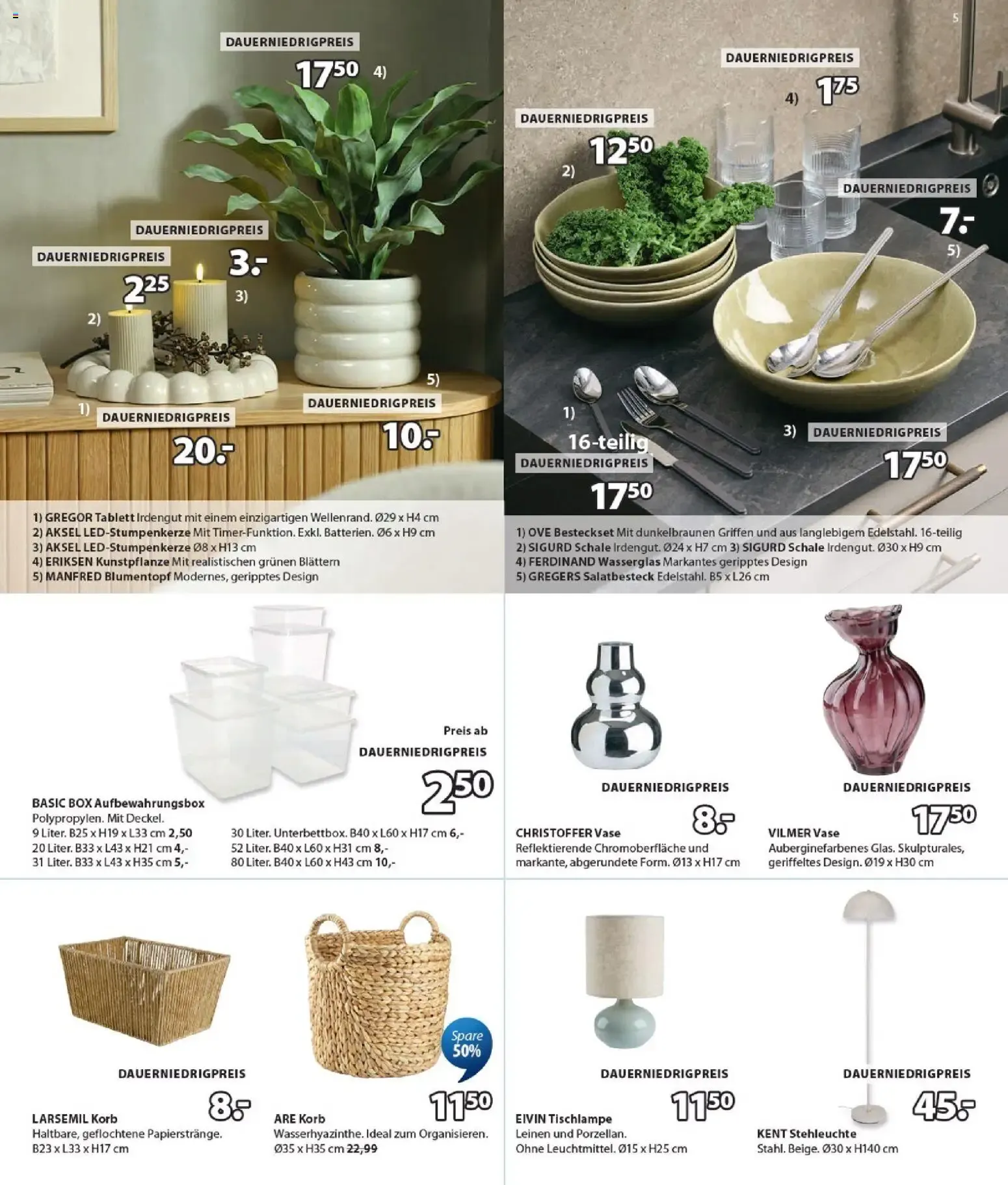 JYSK: Días de Muebles y Hogar - Ahorra hasta un 60% von 16. August bis 17. September 2026 - Prospekt seite 5